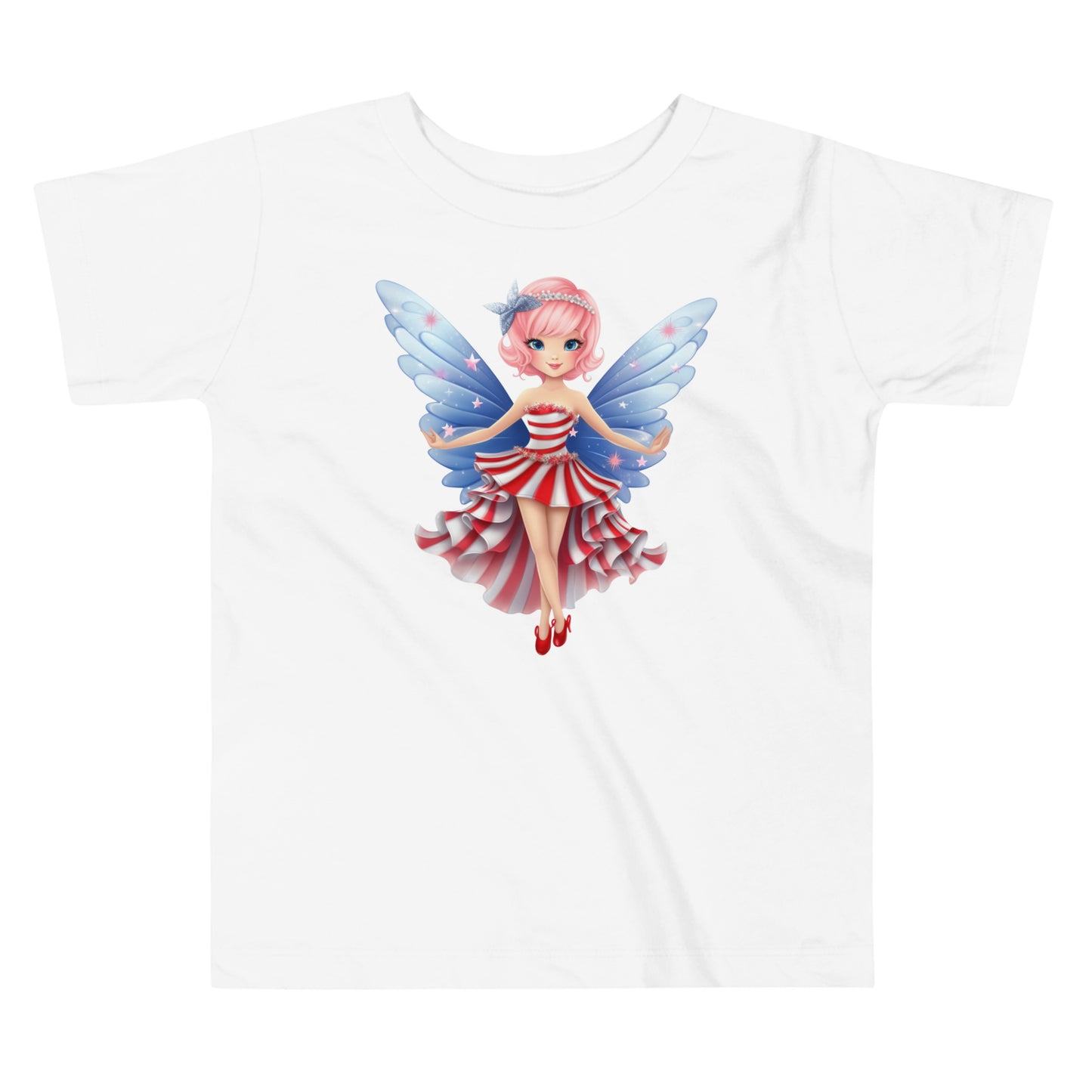 Patriotic T-Shirt for Toddlers "Dancing American Fairy" TS310006