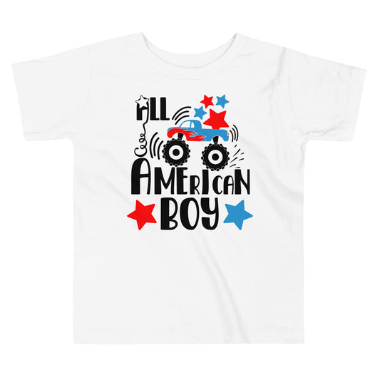 Patriotic T-Shirt for Toddlers "All American Boy" TS310012