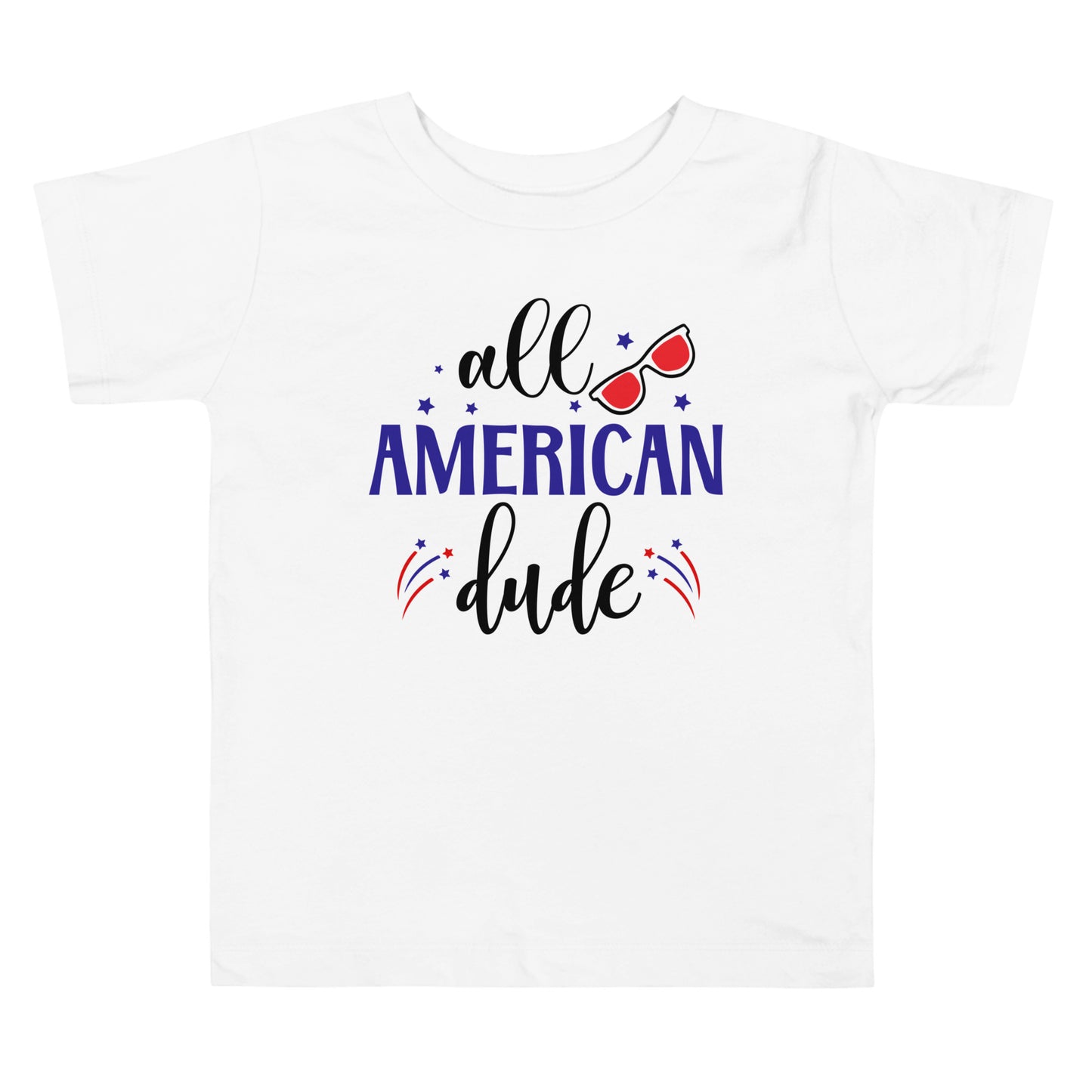 Patriotic T-Shirt for Toddlers "All American Dude" TS310015