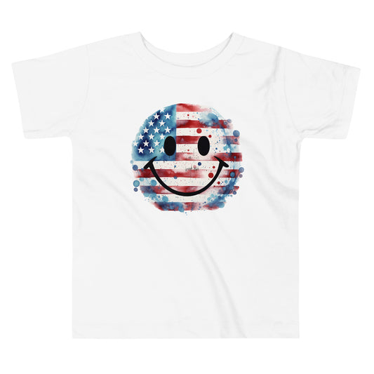 Patriotic T-Shirt for Toddlers "Smile America" TS310019