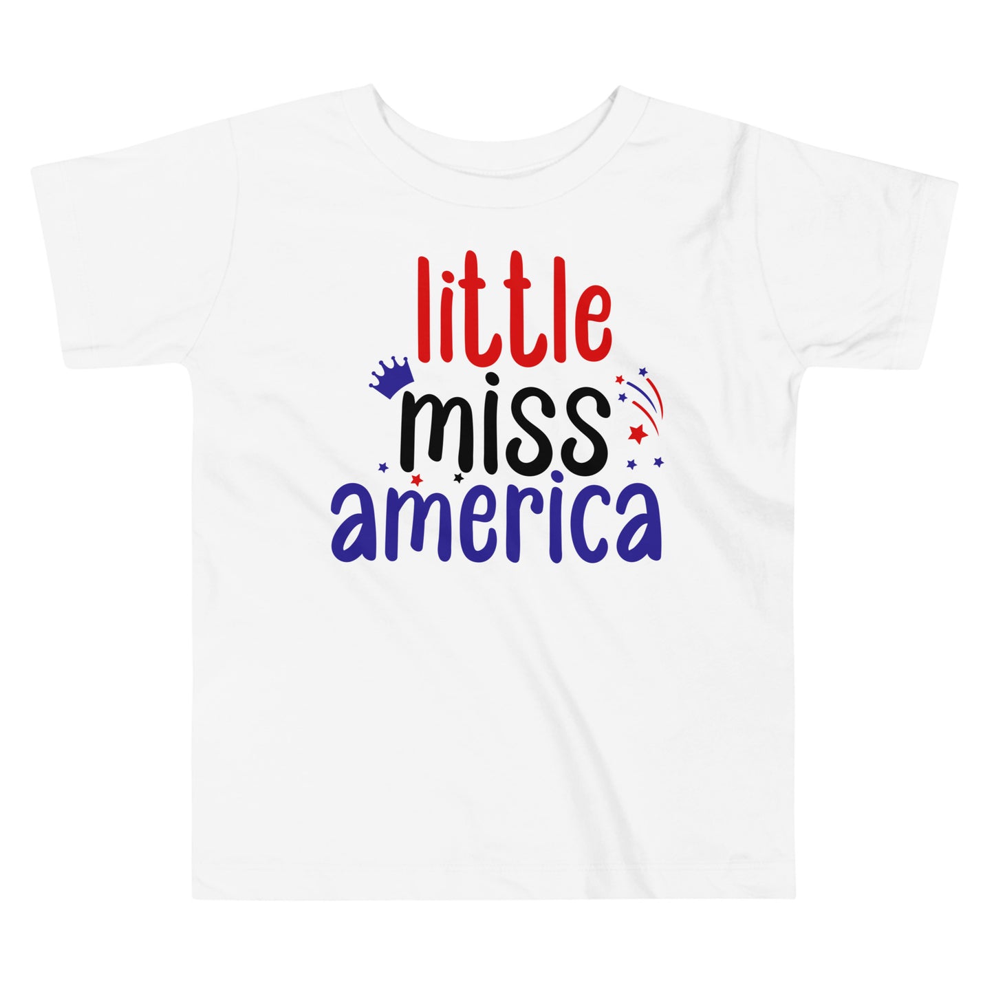 Patriotic T-Shirt for Toddlers "Little Miss America" TS310020