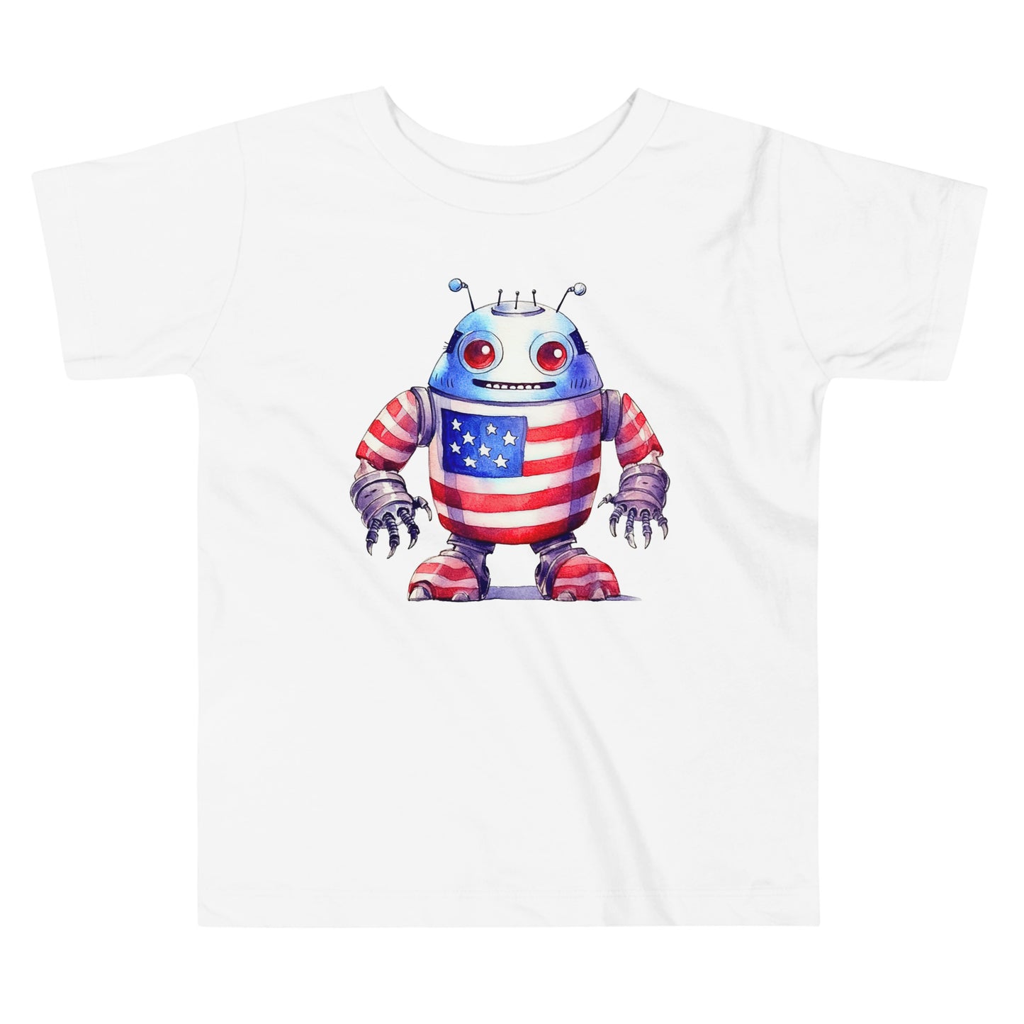 Patriotic T-Shirt for Toddlers "Robot" TS310022