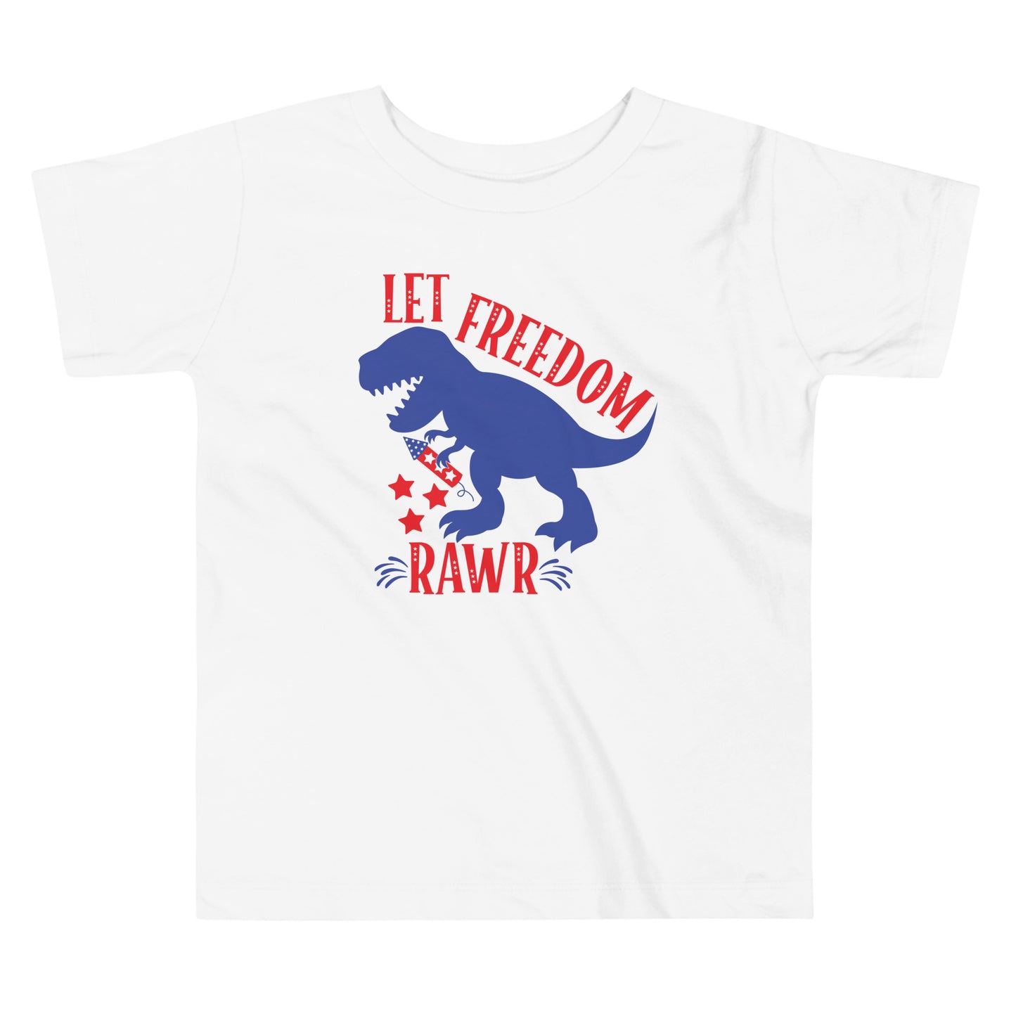 Patriotic T-Shirt for Toddlers "Let Freedom Raw" TS310023