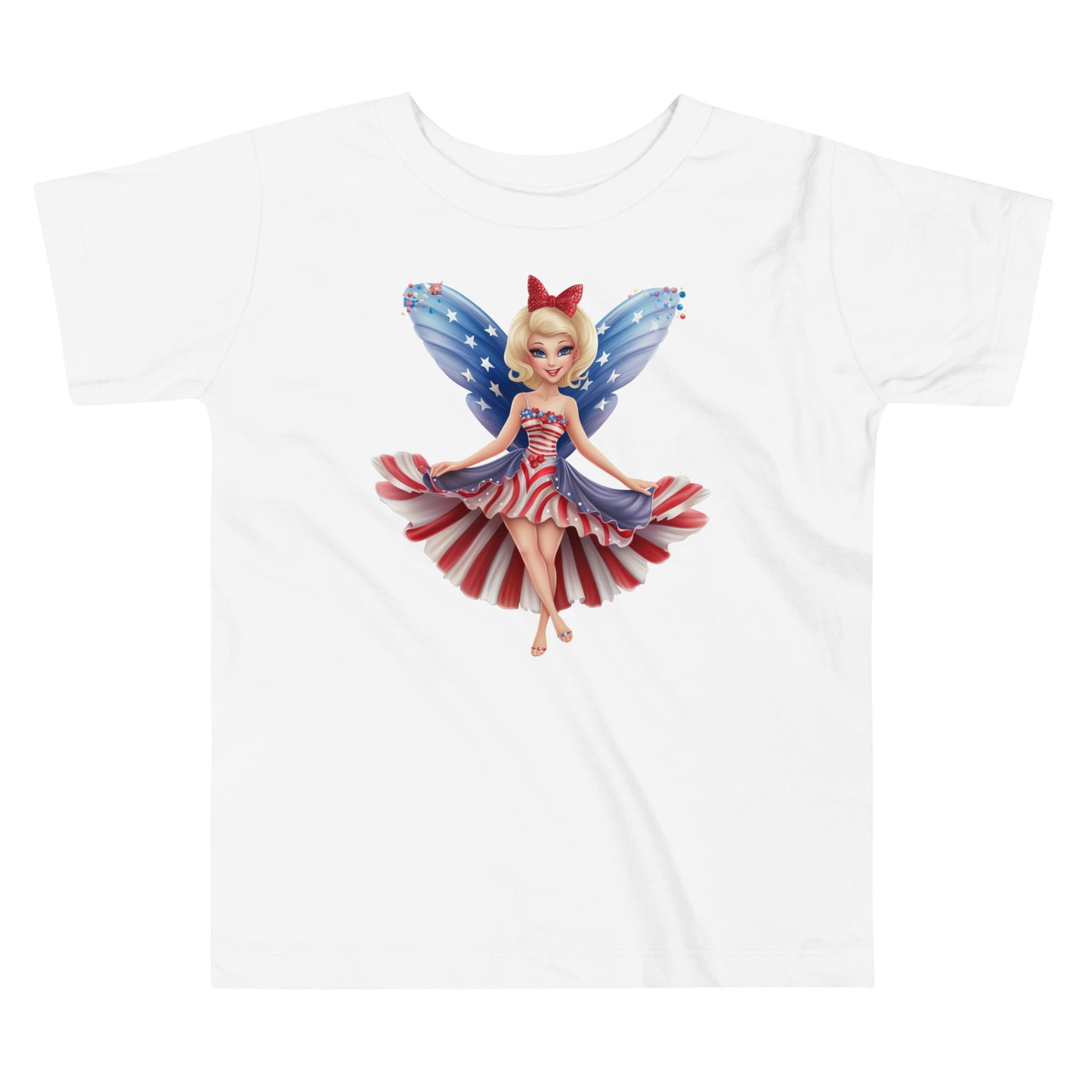 Patriotic T-Shirt for Toddlers "American Fairy" TS310028