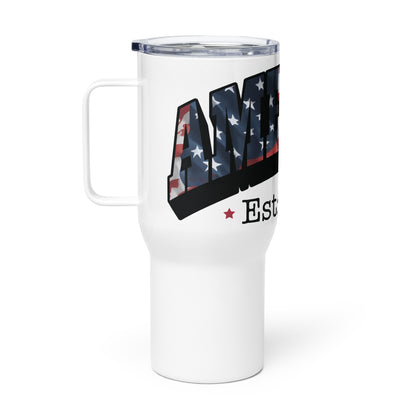 Patriotic Travel Mug "America Est: 1776" T820001