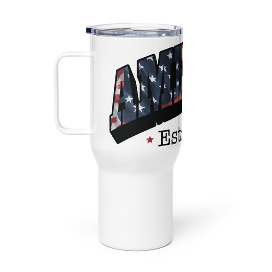 Patriotic Travel Mug "America Est: 1776" T820001