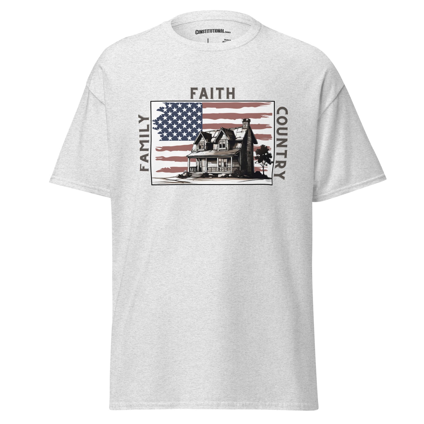 Men's T-Shirt "Family Faith Country"