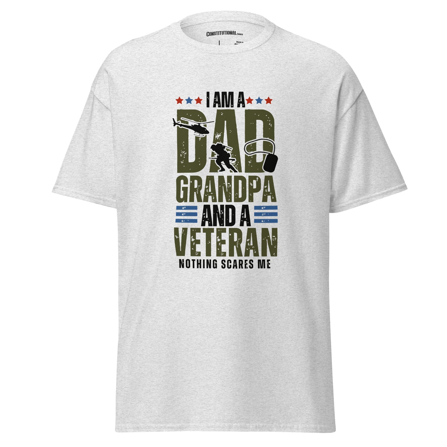 Men's T-Shirt "Dad Grandpa and Veteran"