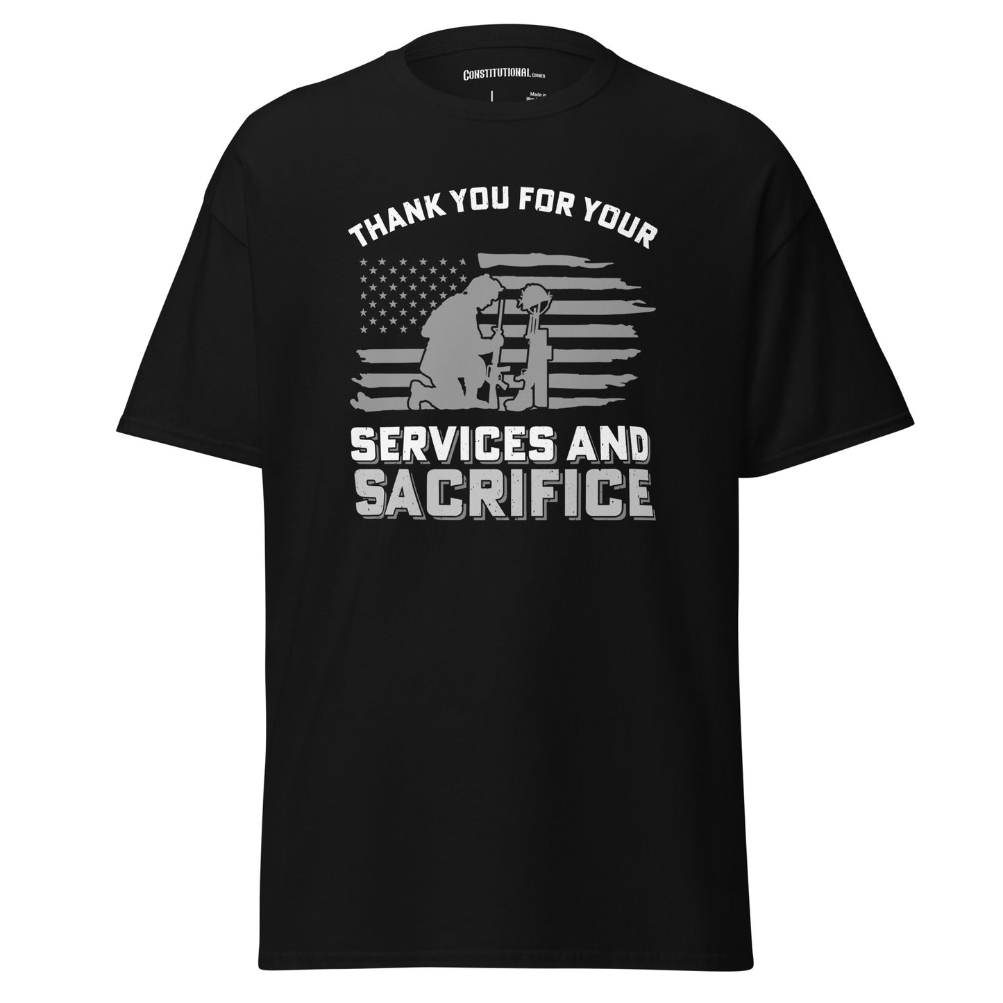 Men's T-Shirt "Services and Sacrifice"