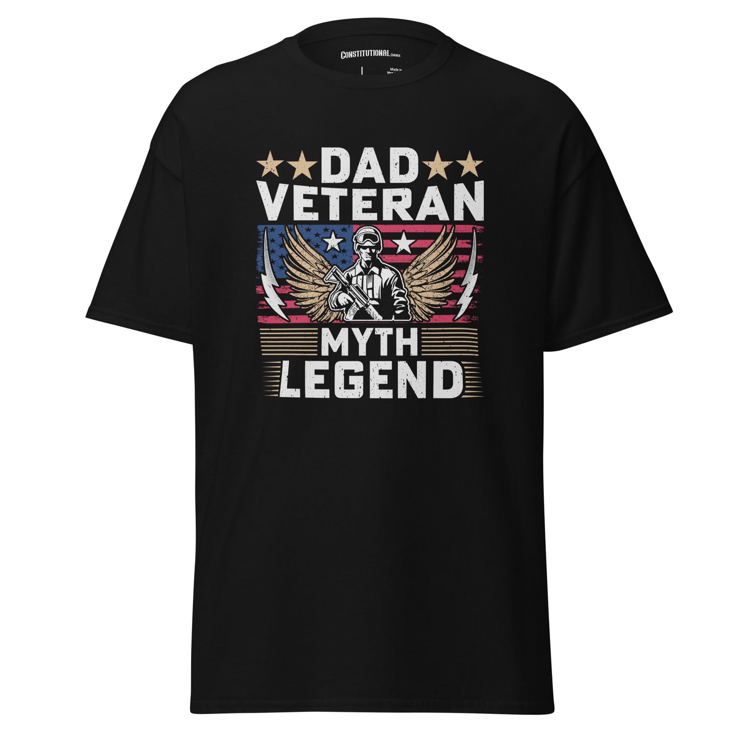 Men's T-Shirt "Dad Veteran Myth Legend"