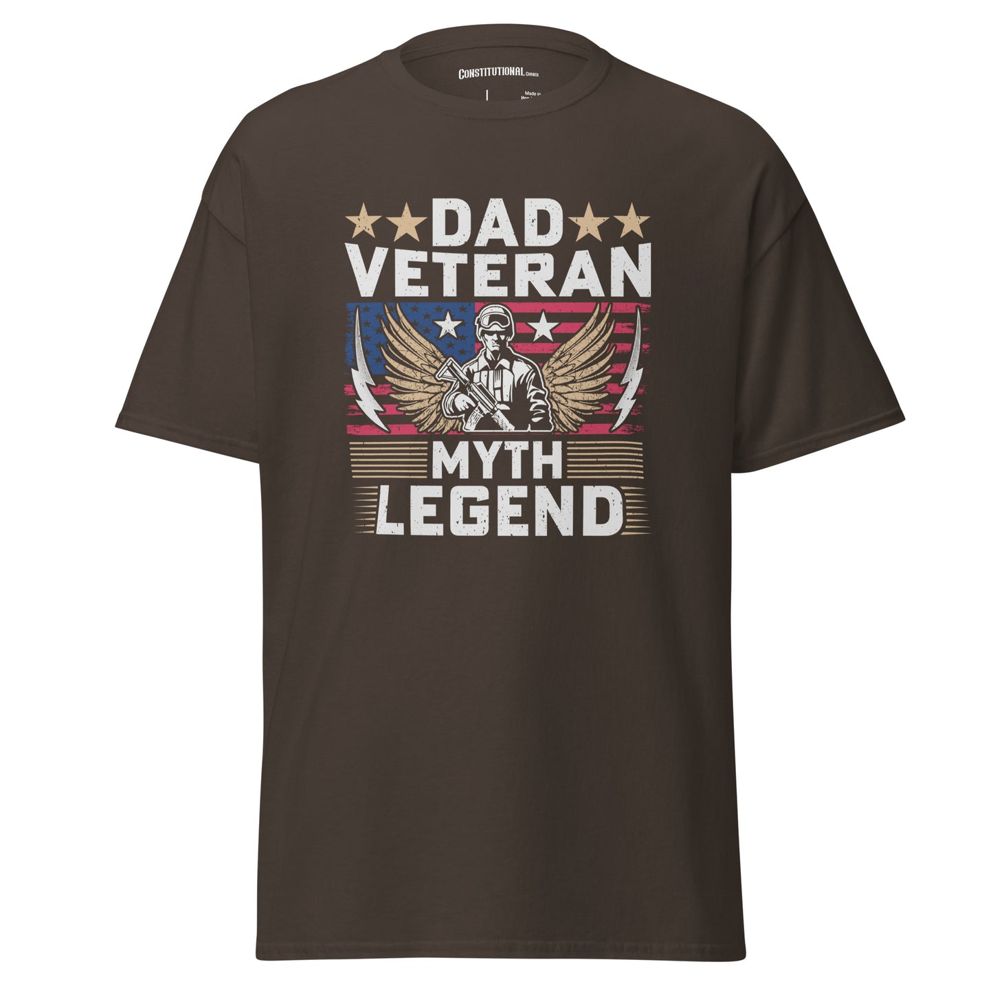 Men's T-Shirt "Dad Veteran Myth Legend"