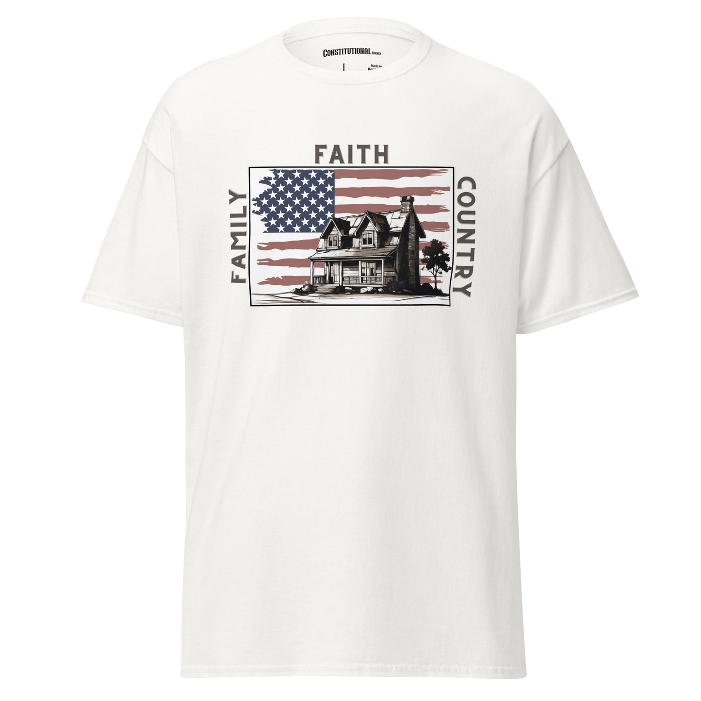 Men's T-Shirt "Family Faith Country"