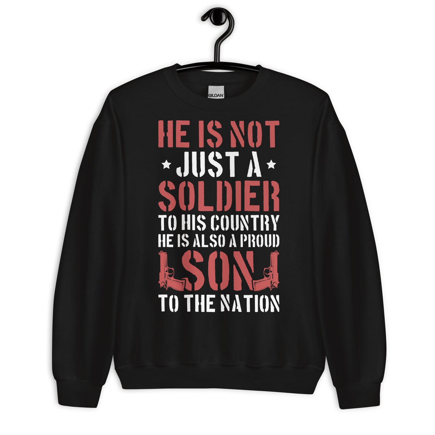 Patriotic Classic Fit Sweatshirt for Men "Son to the Nation" SS100003