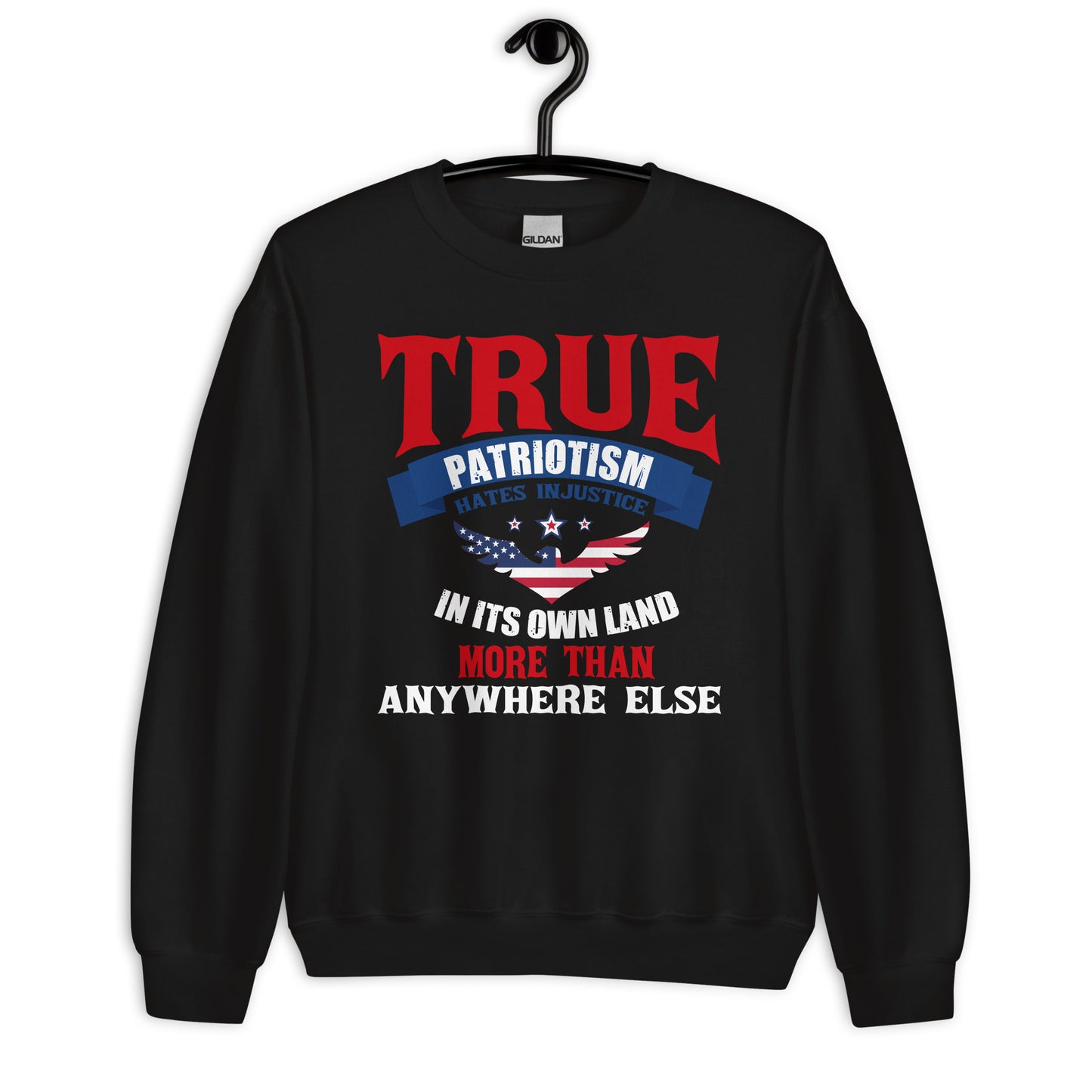 Patriotic Classic Fit Sweatshirt for Men "True Patriotism" SS100029