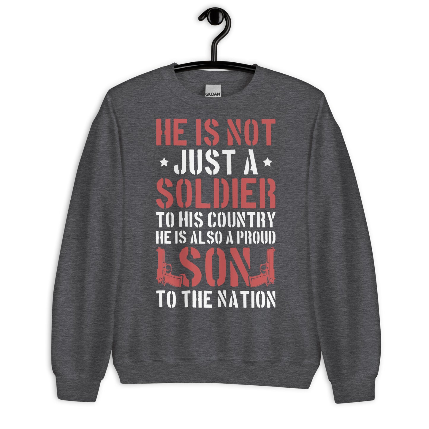 Patriotic Classic Fit Sweatshirt for Men "Son to the Nation" SS100003