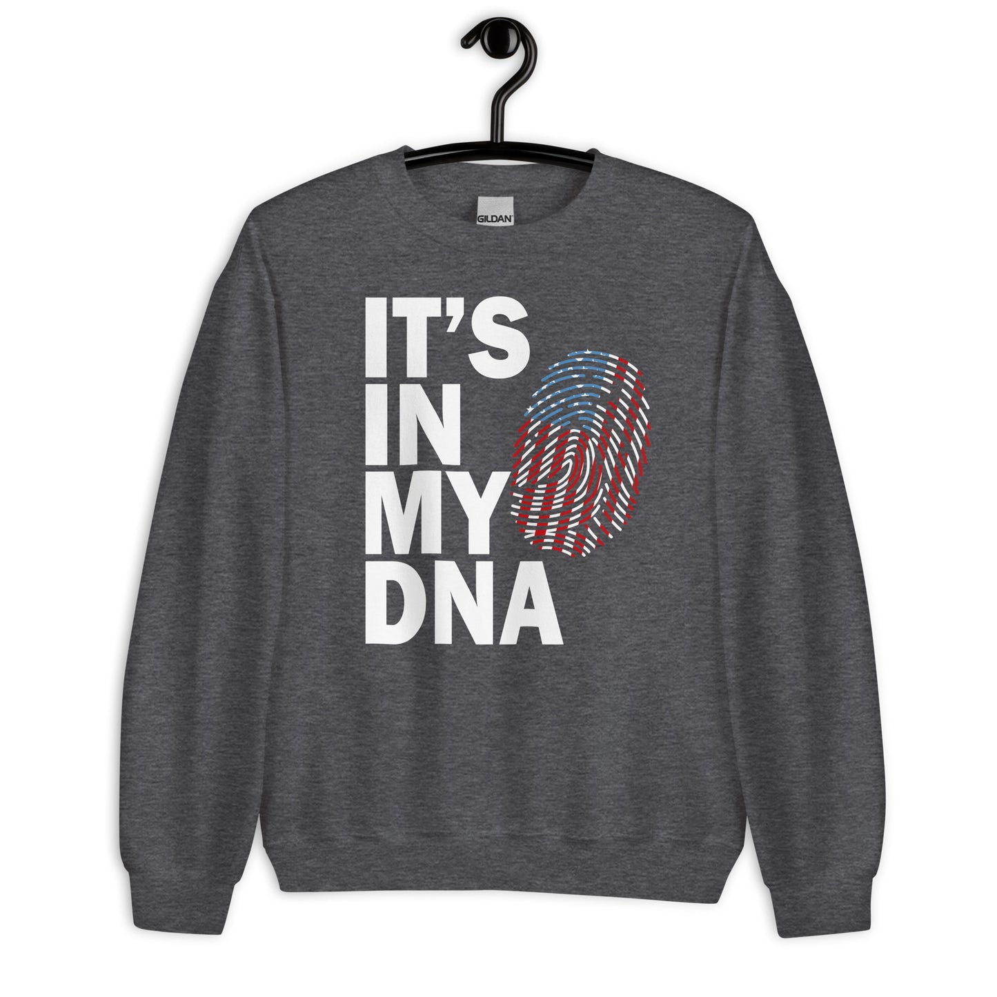 Patriotic Classic Fit Sweatshirt for Men "It's in my DNA" SS100028