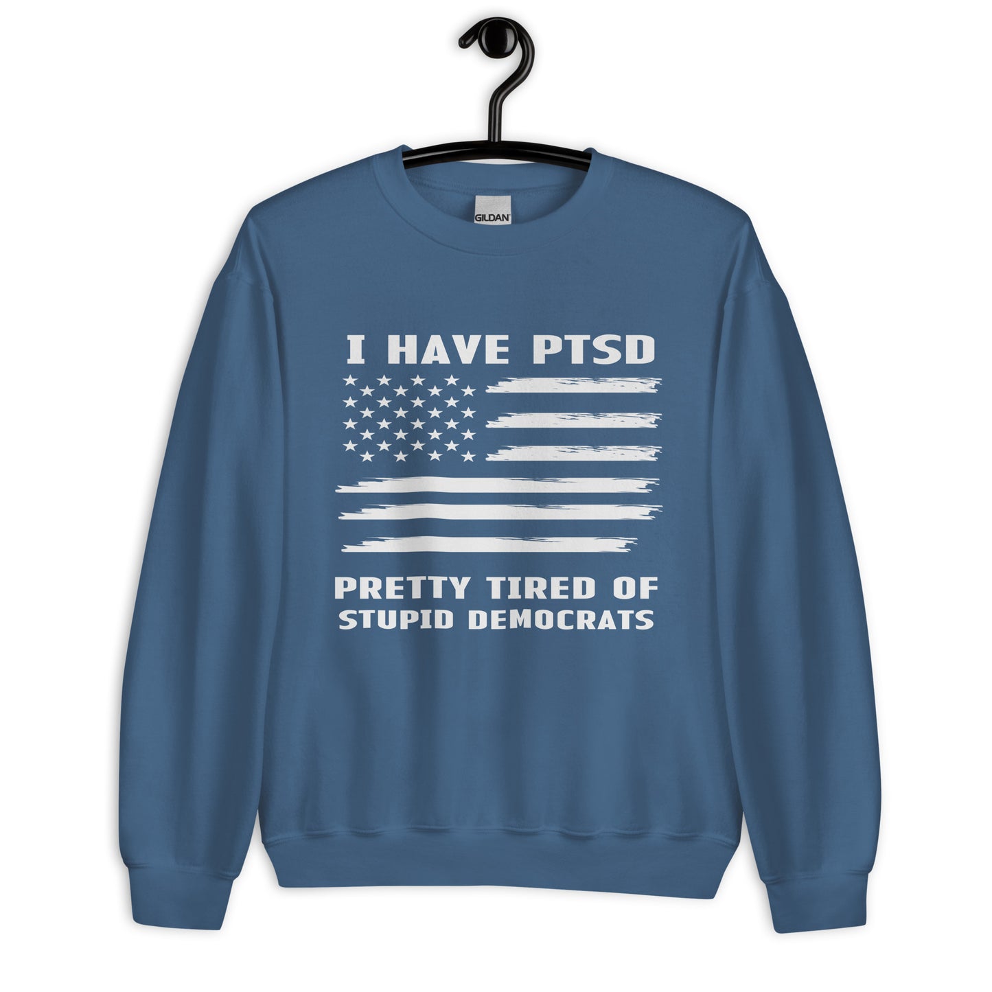 Patriotic Classic Fit Sweatshirt for Men "I Have PTSD" SS100002