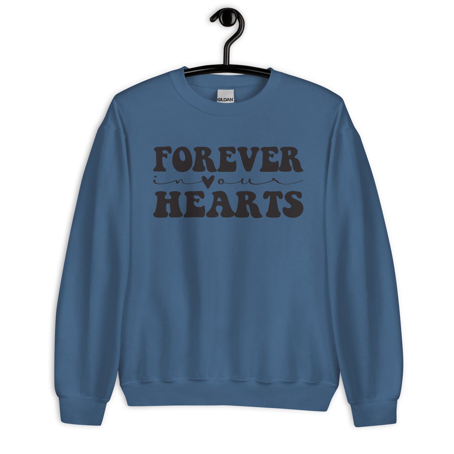 Patriotic Classic Fit Sweatshirt for Women "Forever in our Hearts" SS200043