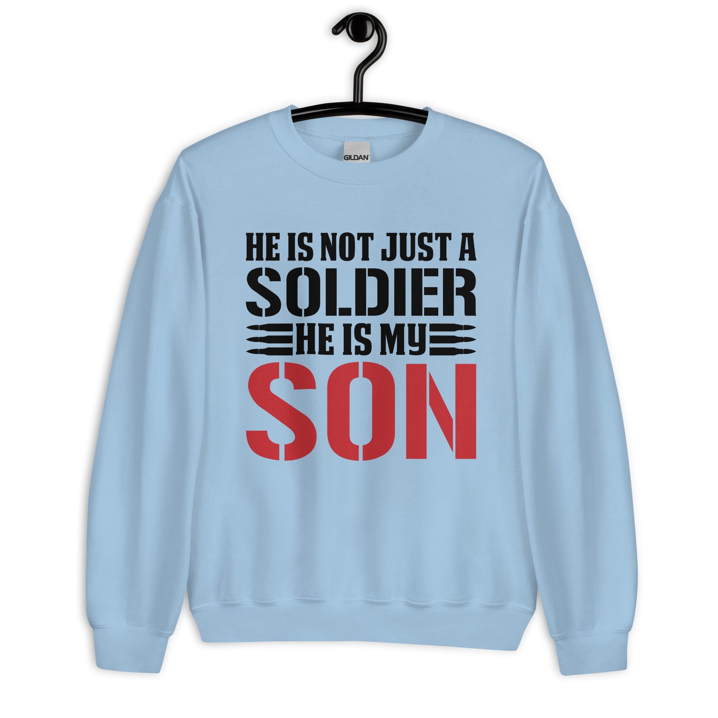 Patriotic Classic Fit Sweatshirt for Men "Not just a Soldier" SS100034