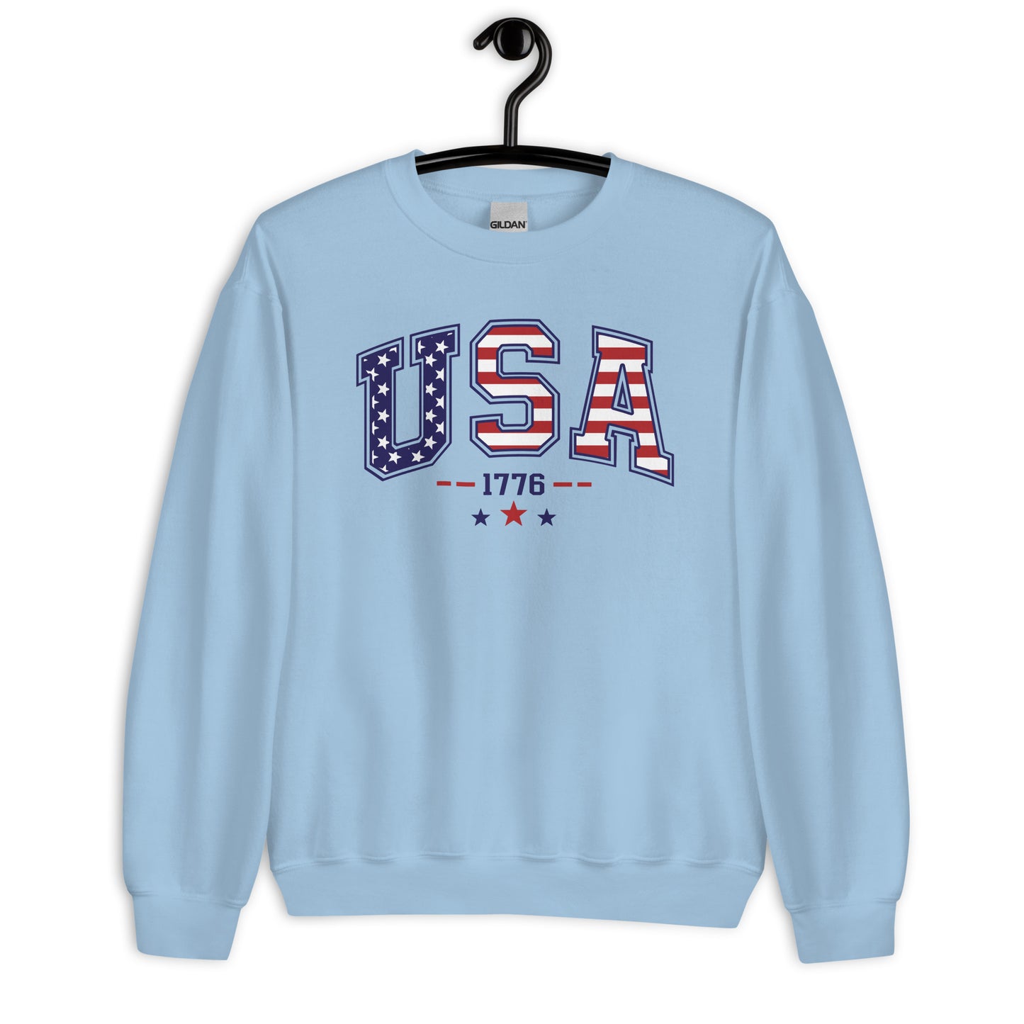 Patriotic Classic Fit Sweatshirt for Women "USA" SS200025