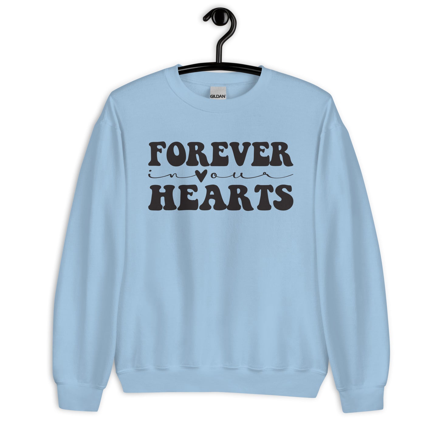 Patriotic Classic Fit Sweatshirt for Women "Forever in our Hearts" SS200043