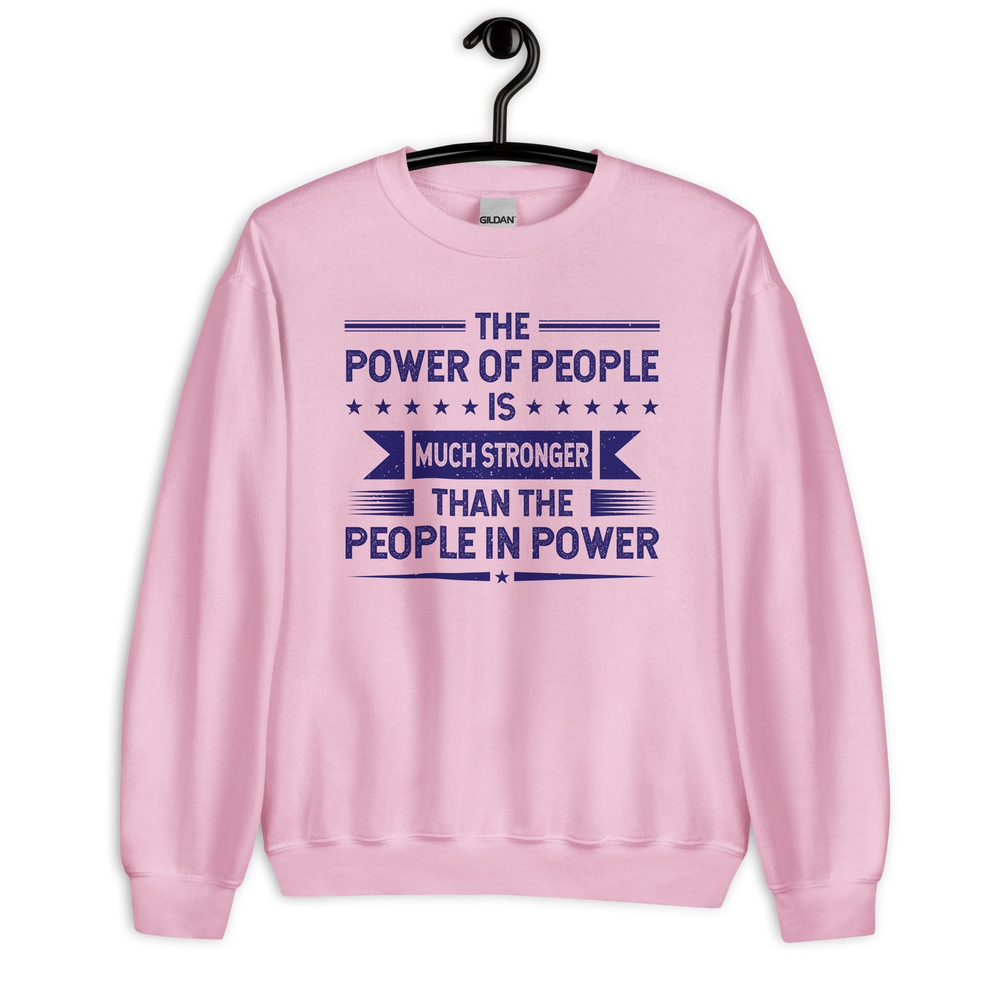 Patriotic Classic Fit Sweatshirt for Women "The Power of People" SS200002