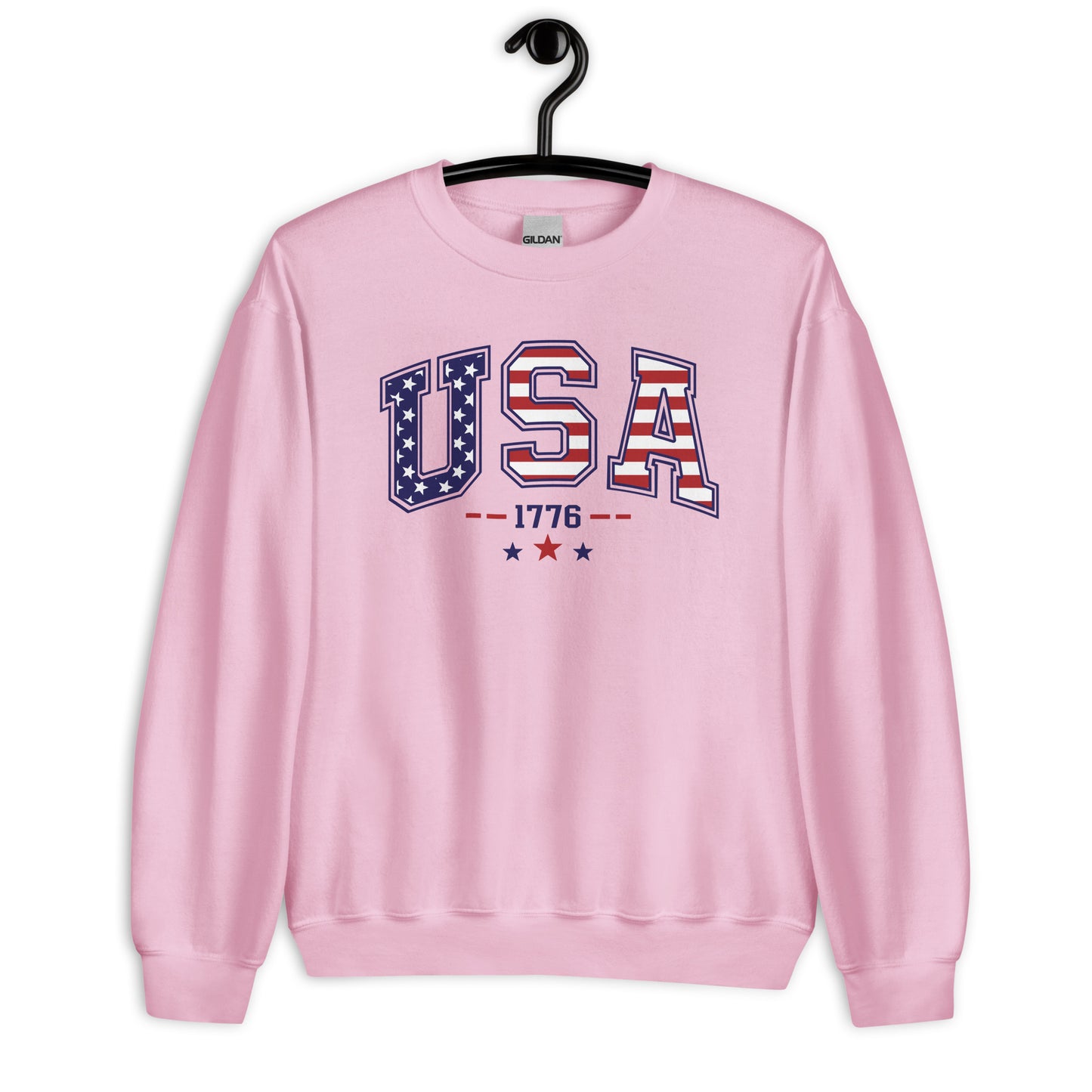 Patriotic Classic Fit Sweatshirt for Women "USA" SS200025