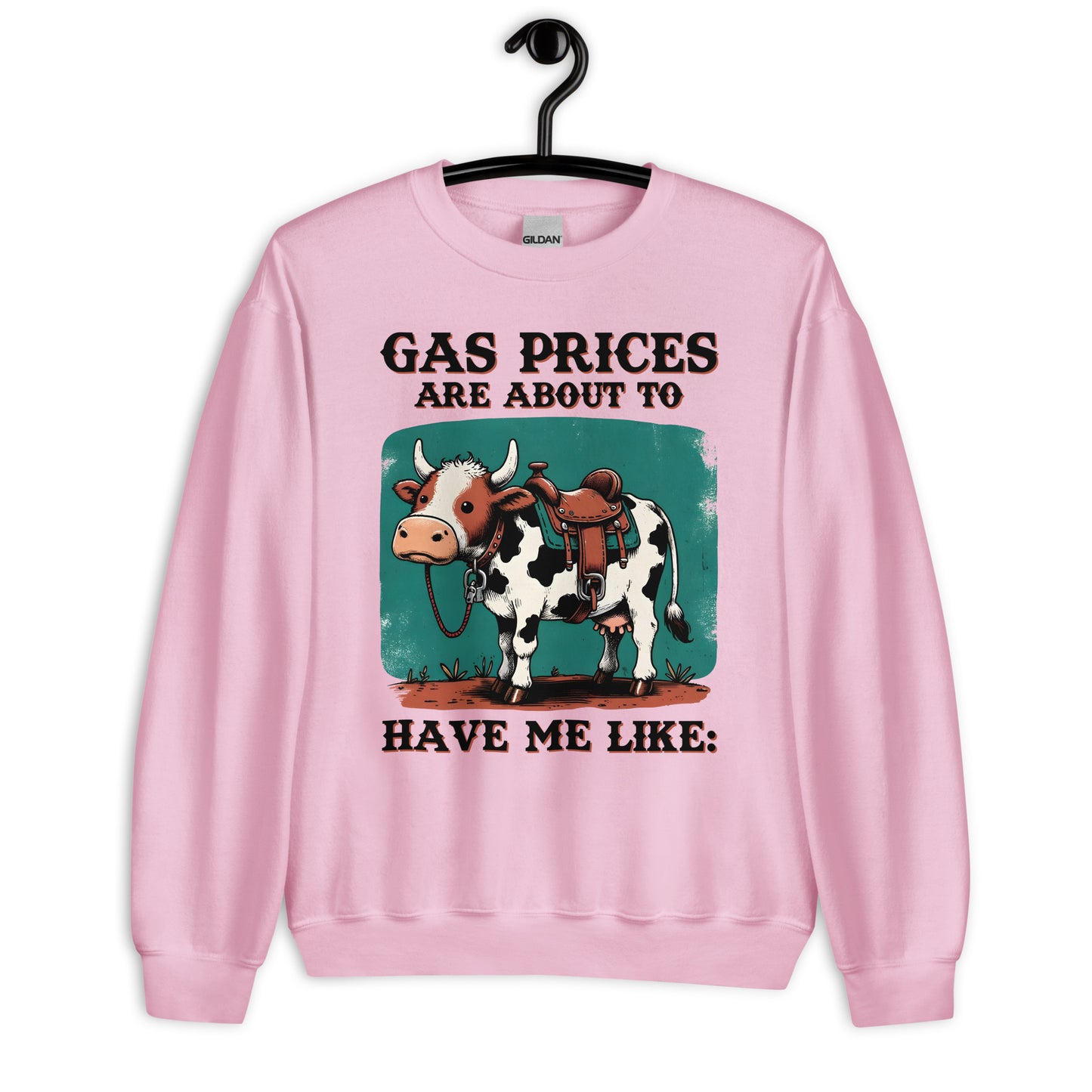 Patriotic Classic Fit Sweatshirt for Women "Gas Prices" SS200037