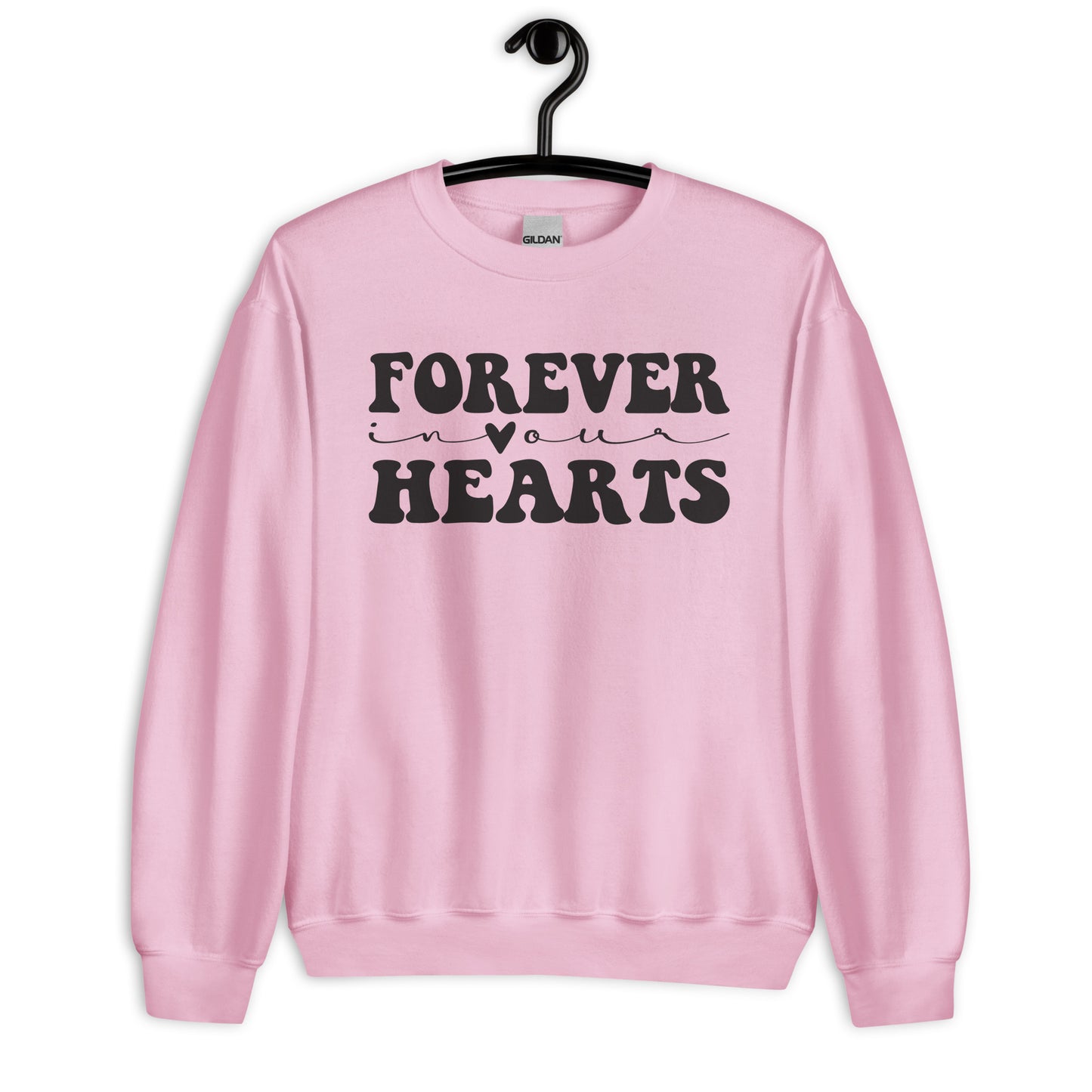 Patriotic Classic Fit Sweatshirt for Women "Forever in our Hearts" SS200043