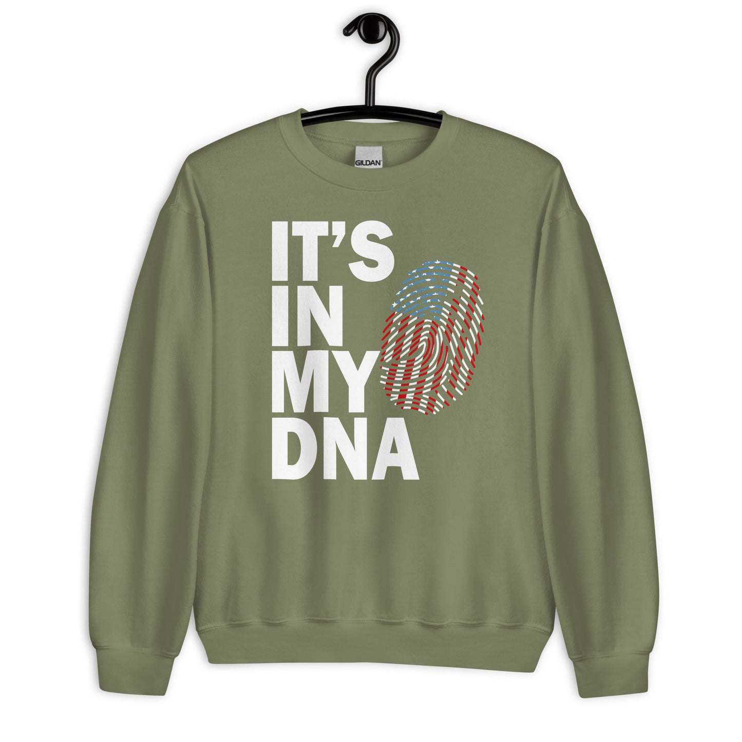 Patriotic Classic Fit Sweatshirt for Men "It's in my DNA" SS100028