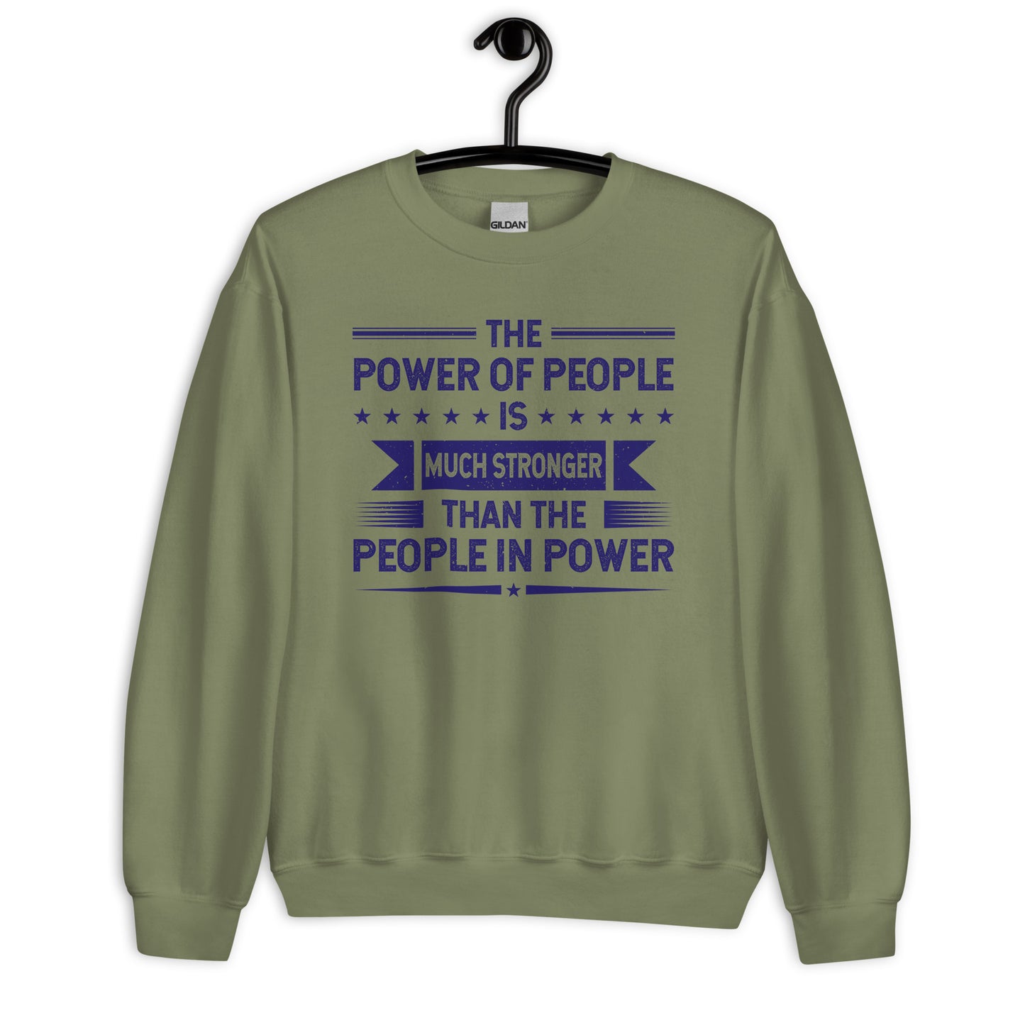 Patriotic Classic Fit Sweatshirt for Men "The Power of People" SS100038