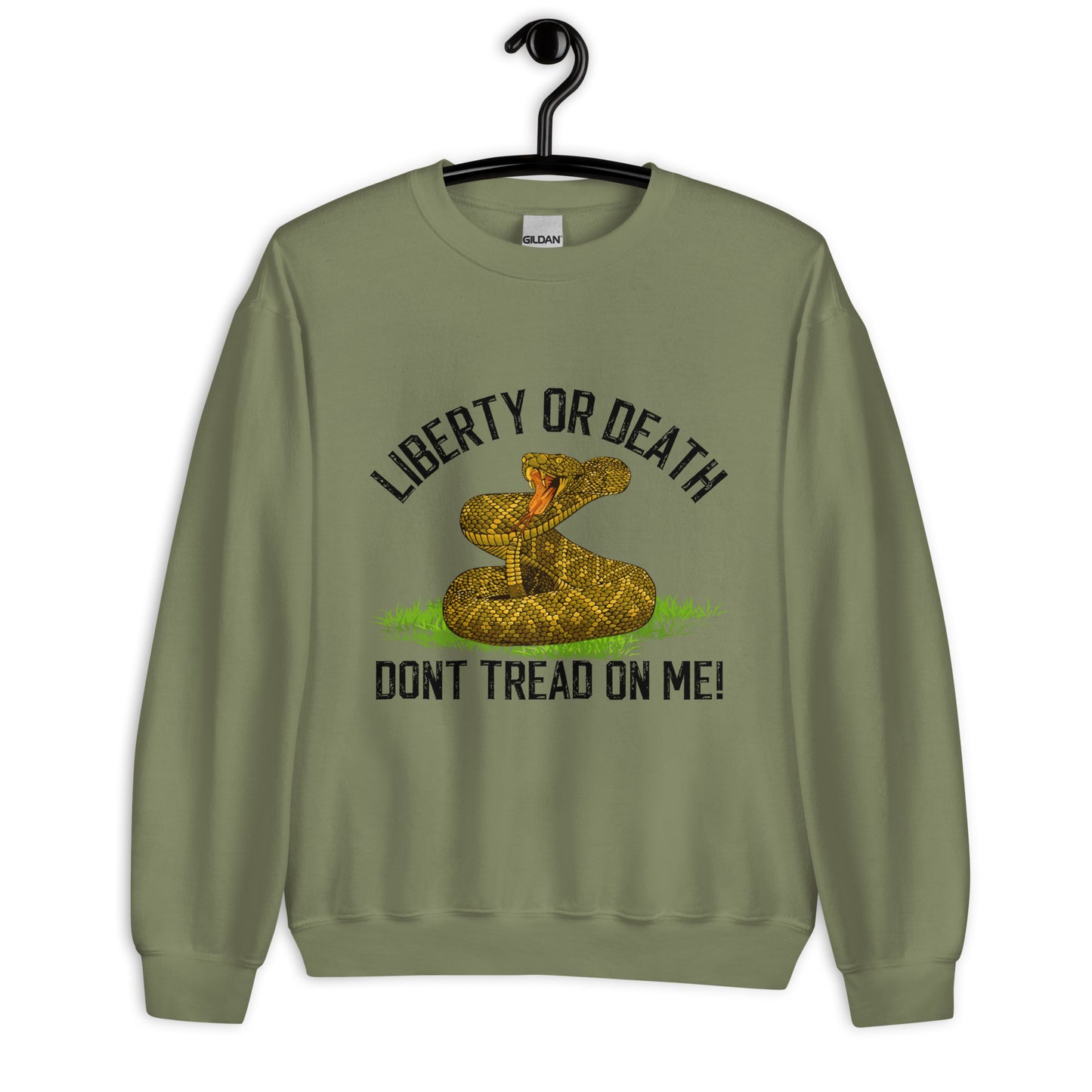 Patriotic Classic Fit Sweatshirt for Women "Liberty Or Death" SS200012