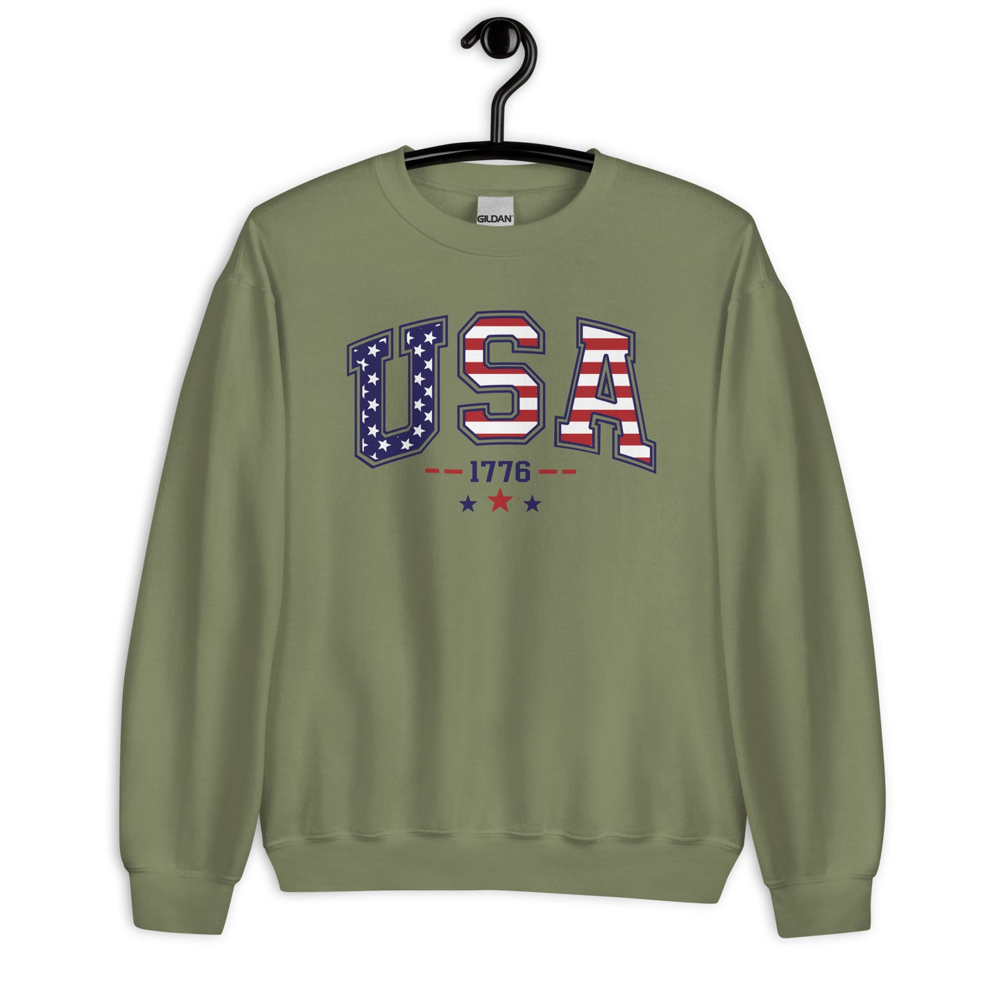 Patriotic Classic Fit Sweatshirt for Women "USA" SS200025