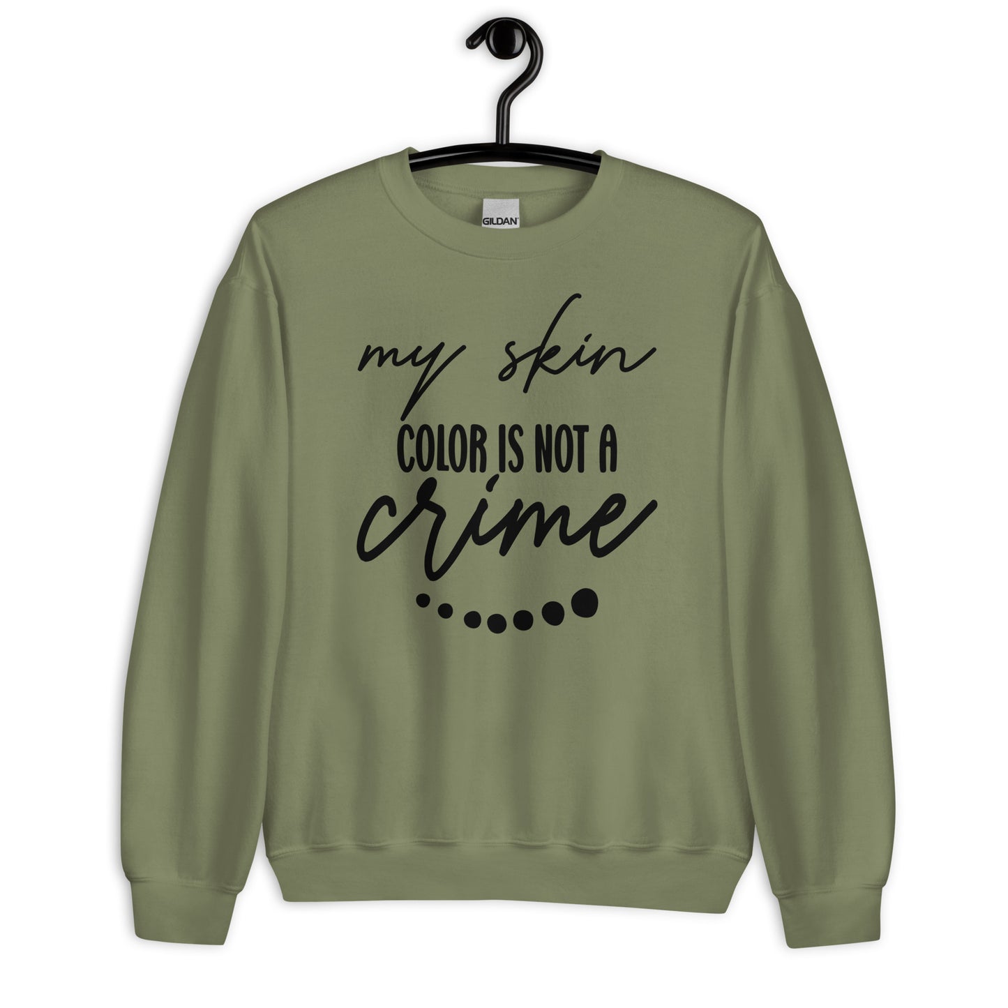 Patriotic Classic Fit Sweatshirt for Women "Not a Crime" SS200027