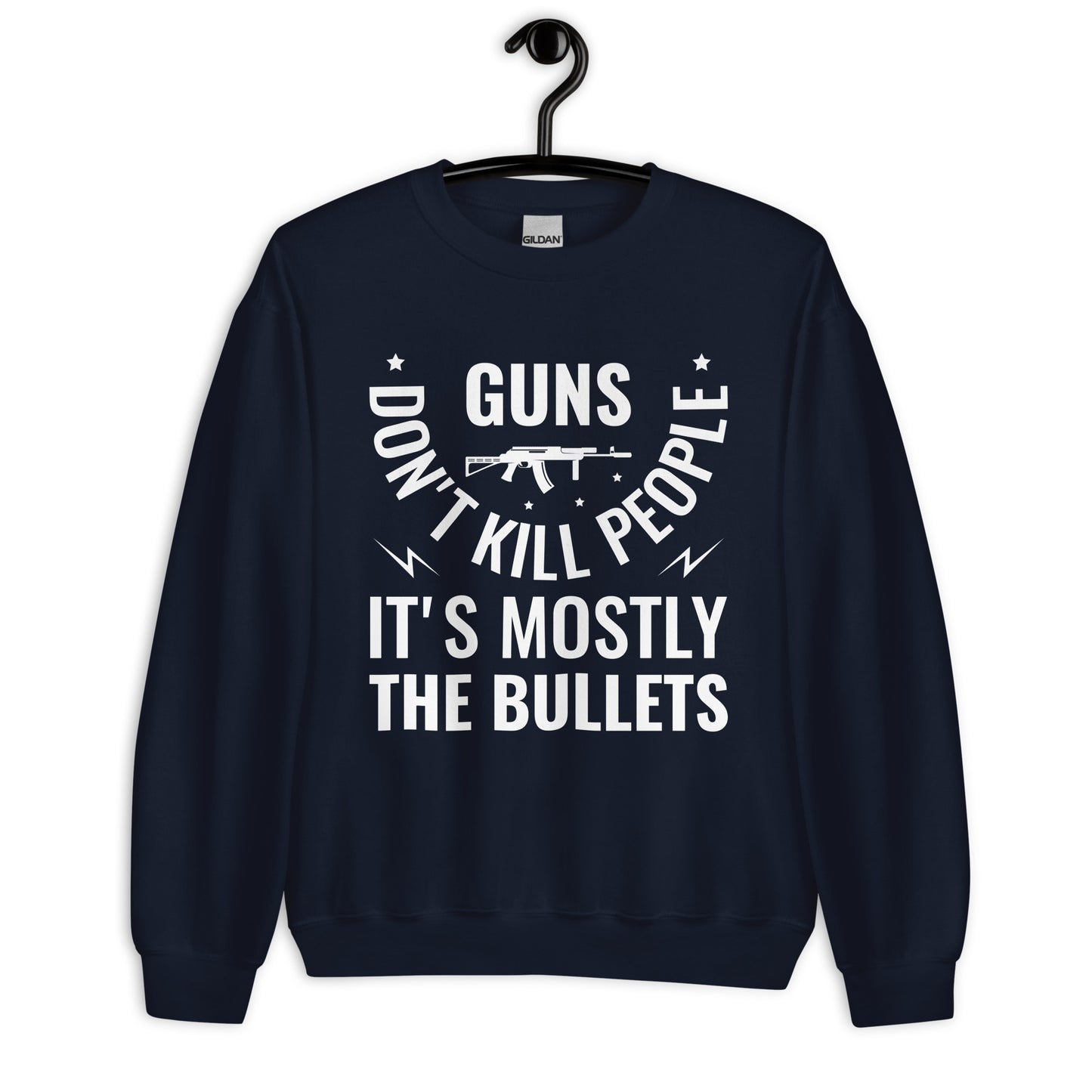 Patriotic Classic Fit Sweatshirt for Men "Guns don't kill People" SS100020