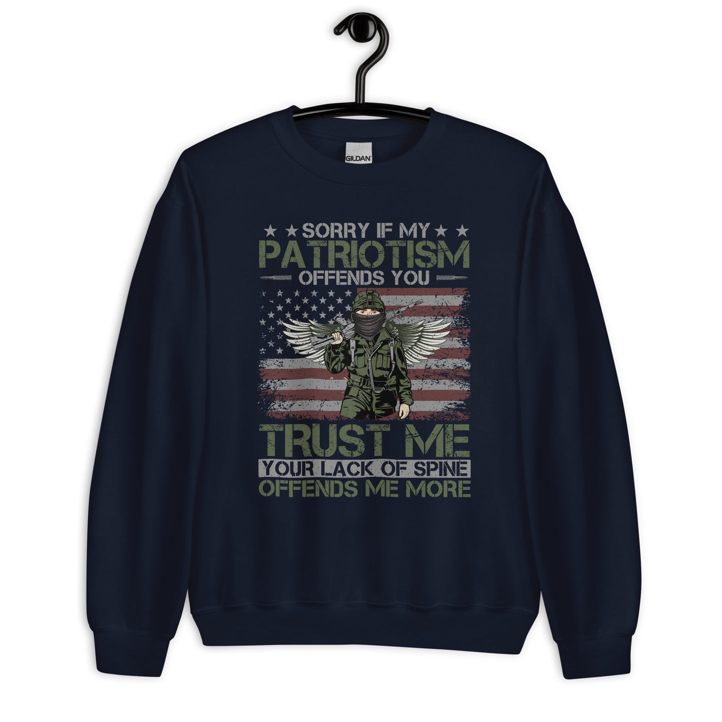 Patriotic Classic Fit Sweatshirt for Men "my Patriotism" SS100039