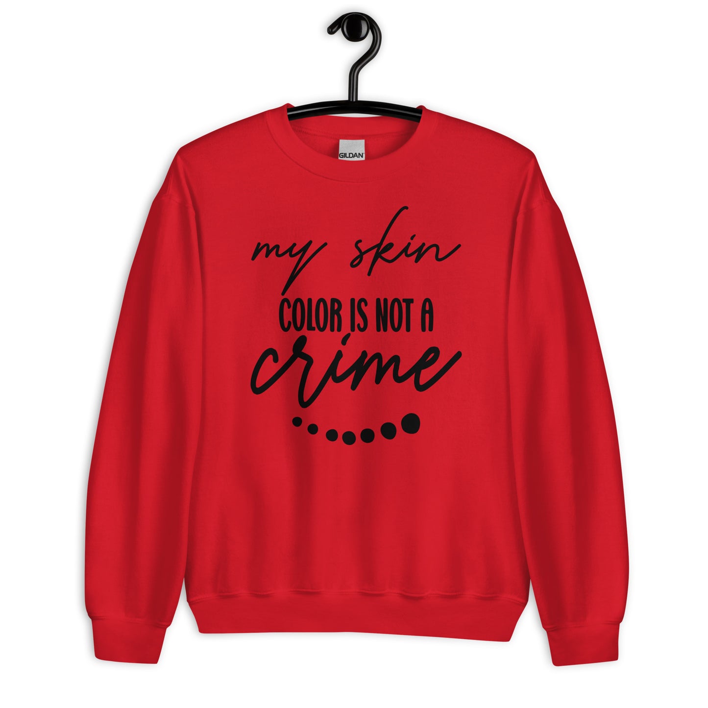 Patriotic Classic Fit Sweatshirt for Women "Not a Crime" SS200027