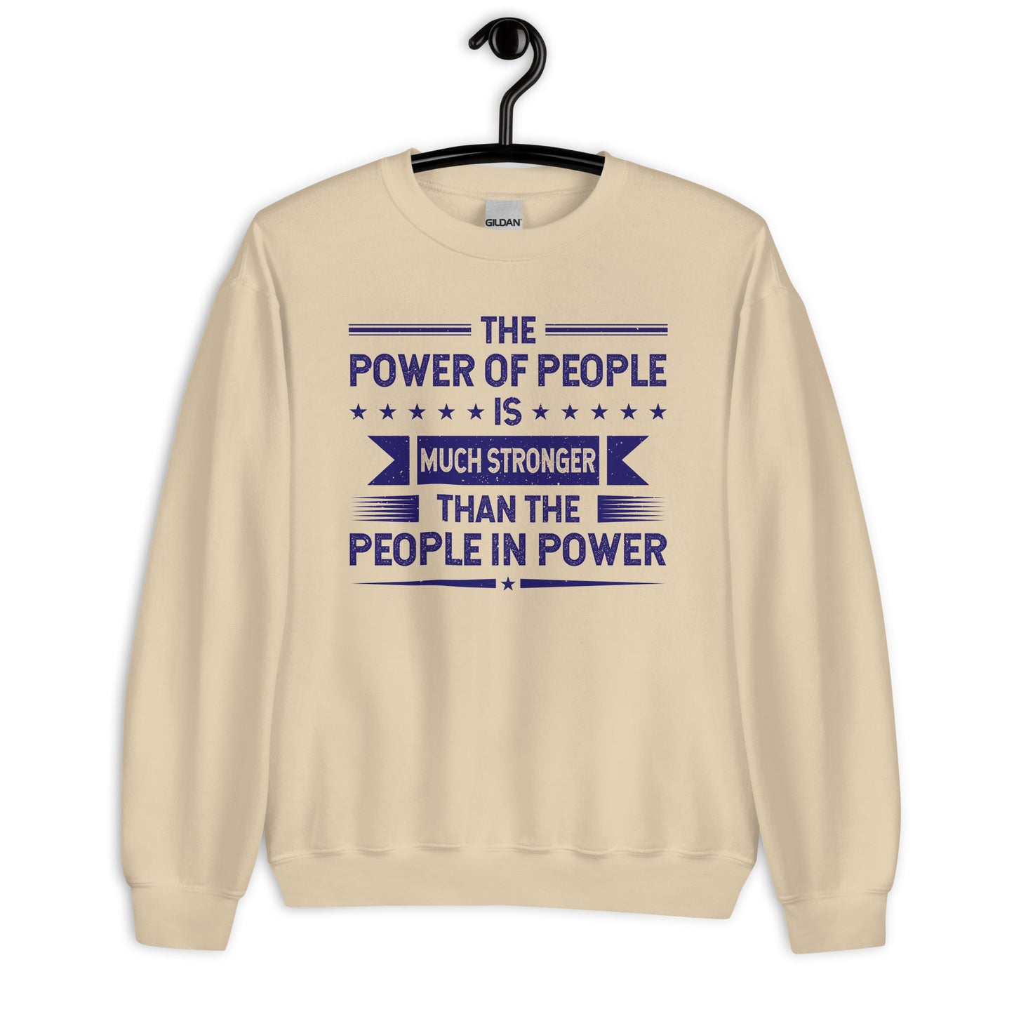 Patriotic Classic Fit Sweatshirt for Women "The Power of People" SS200002