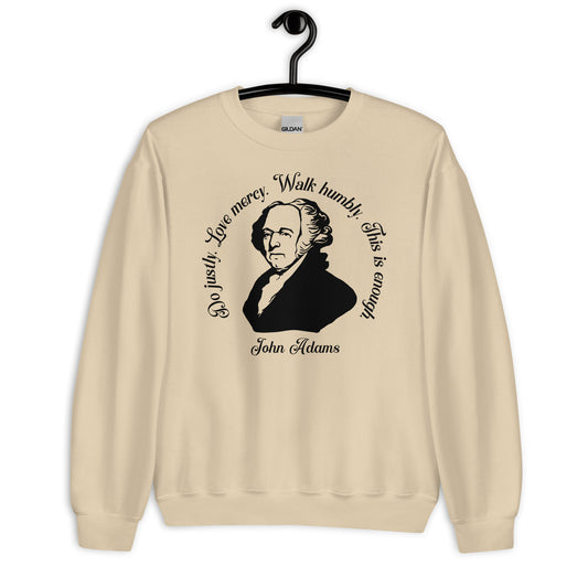 Patriotic Classic Fit Sweatshirt for Women "John Adams" SS200008