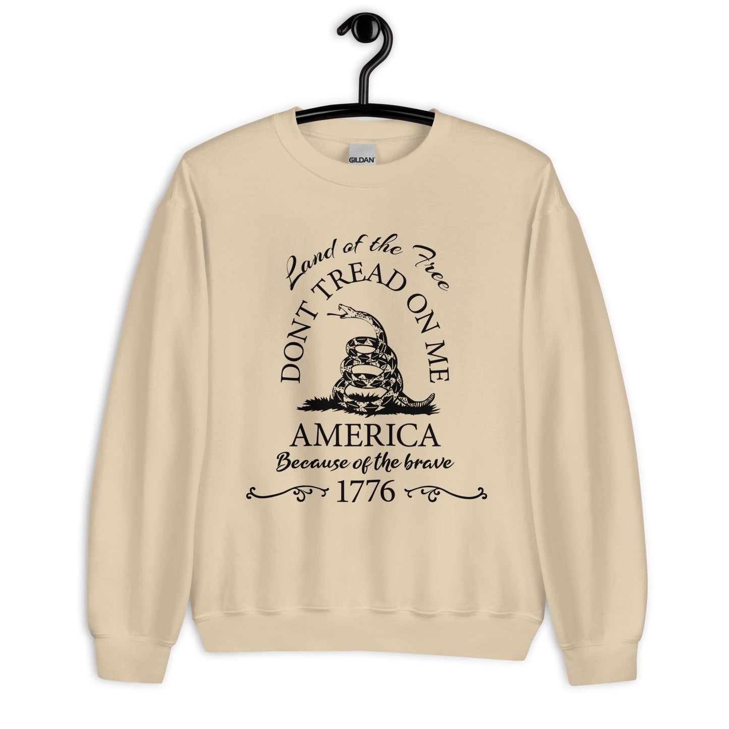 Patriotic Classic Fit Sweatshirt for Women "Dont Tread On Me" SS200018