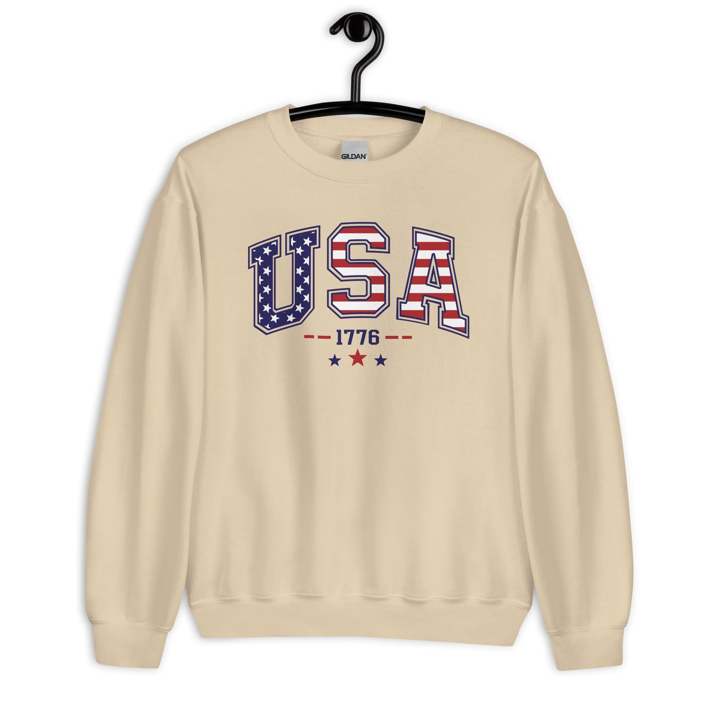 Patriotic Classic Fit Sweatshirt for Women "USA" SS200025