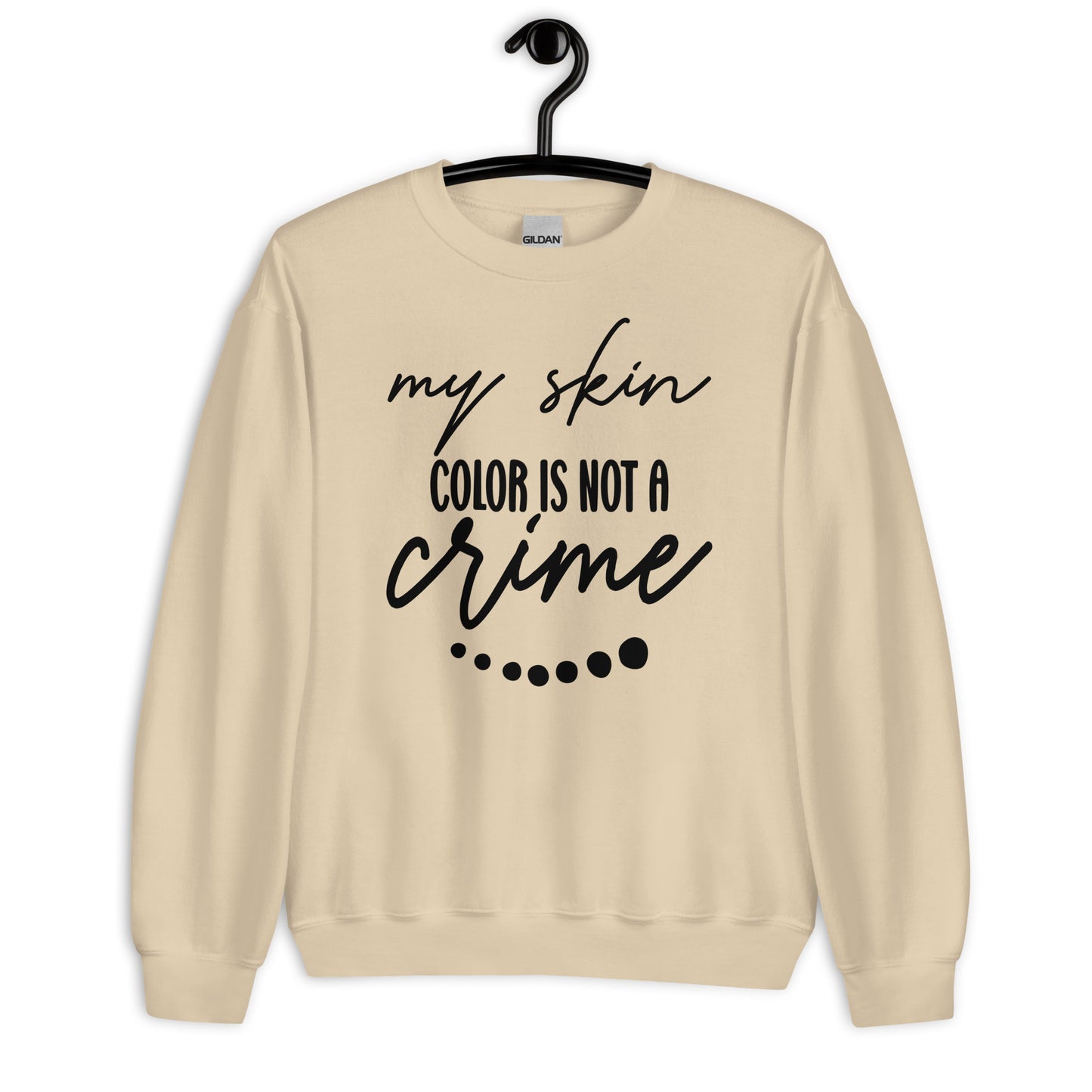 Patriotic Classic Fit Sweatshirt for Women "Not a Crime" SS200027