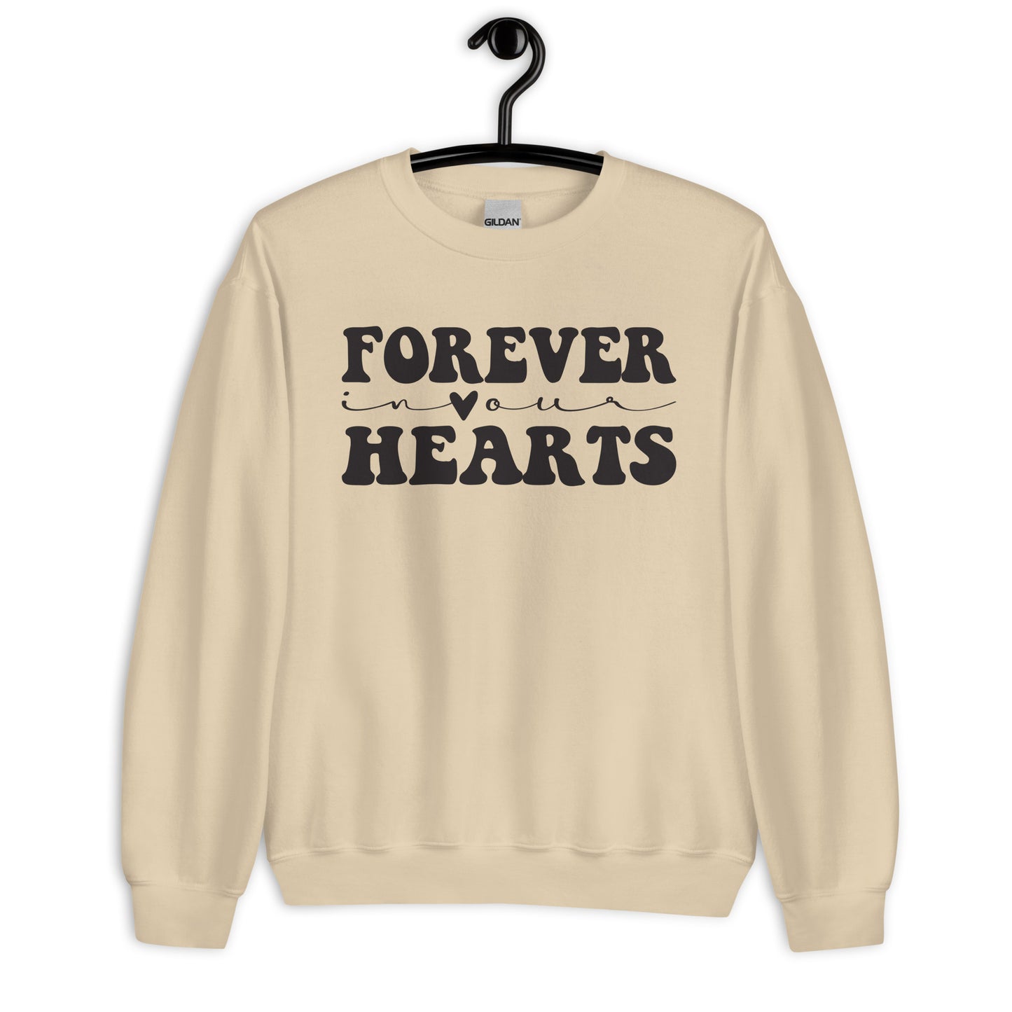 Patriotic Classic Fit Sweatshirt for Women "Forever in our Hearts" SS200043