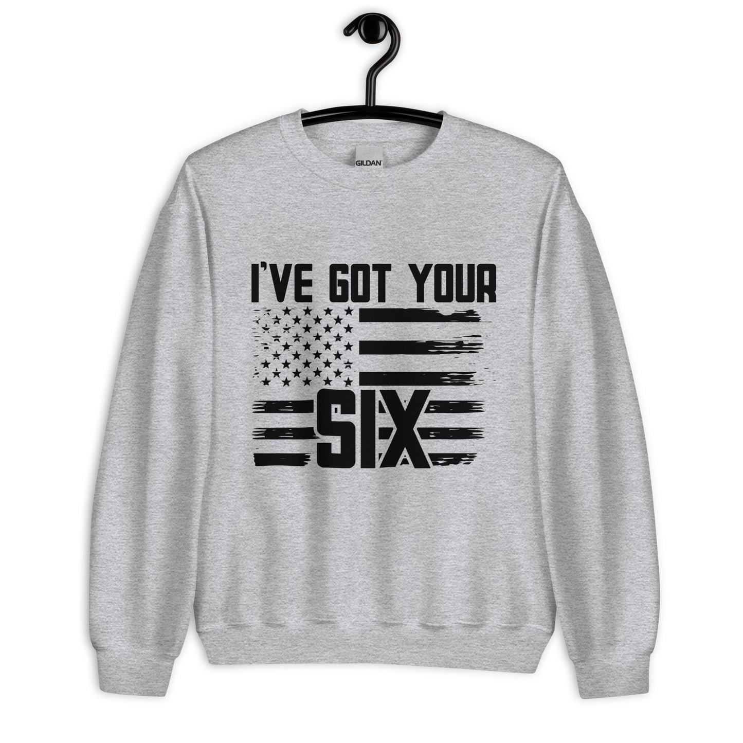 Patriotic Classic Fit Sweatshirt for Men "I've got your Six" SS100004