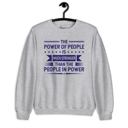 Patriotic Classic Fit Sweatshirt for Men "The Power of People" SS100038