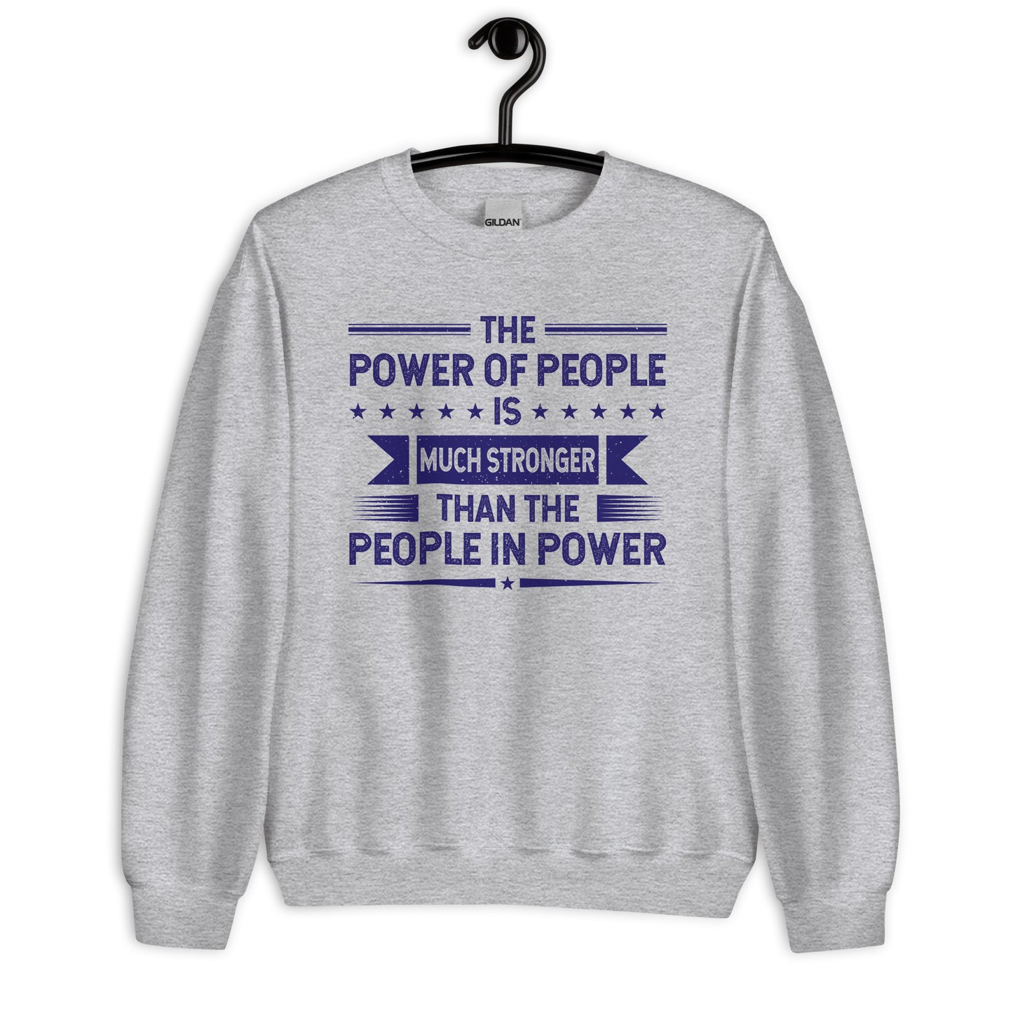 Patriotic Classic Fit Sweatshirt for Women "The Power of People" SS200002