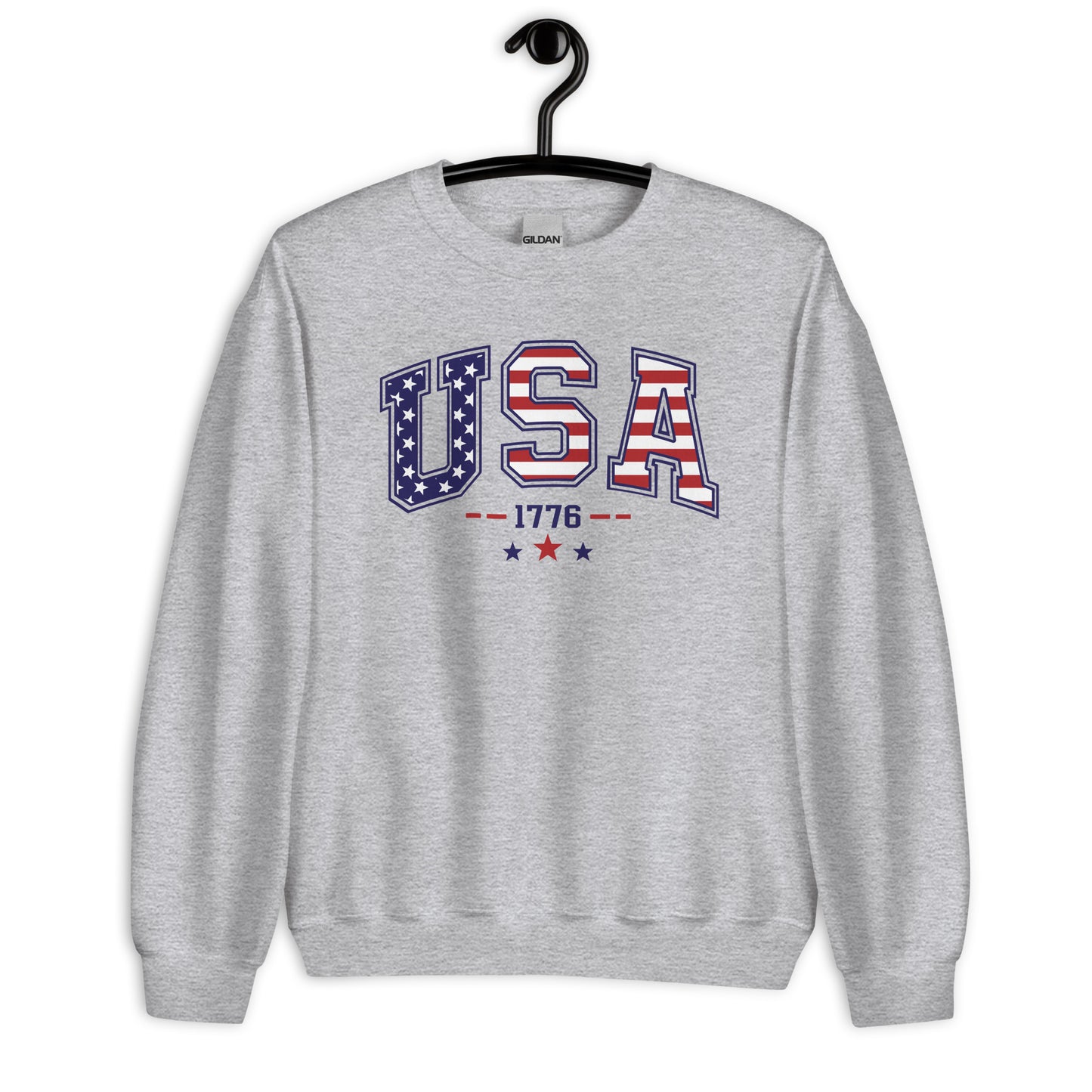 Patriotic Classic Fit Sweatshirt for Women "USA" SS200025