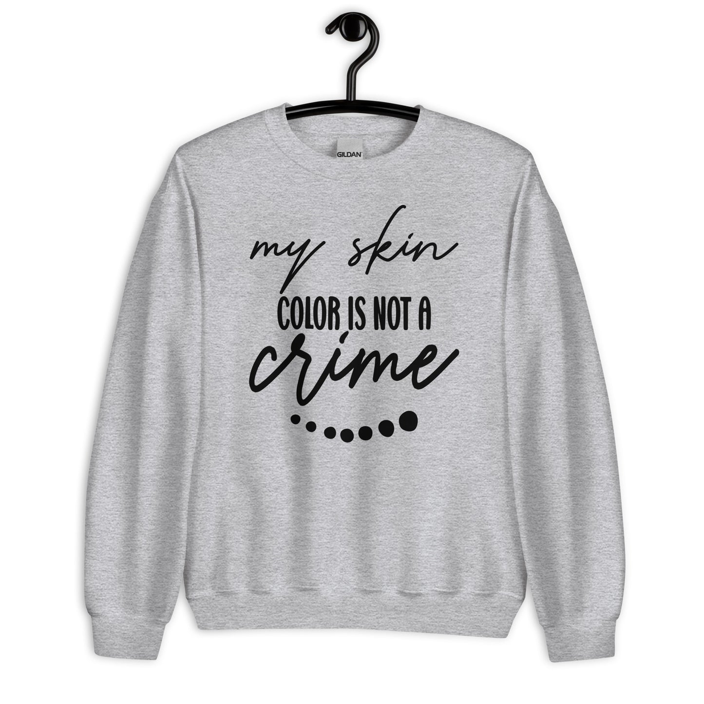 Patriotic Classic Fit Sweatshirt for Women "Not a Crime" SS200027