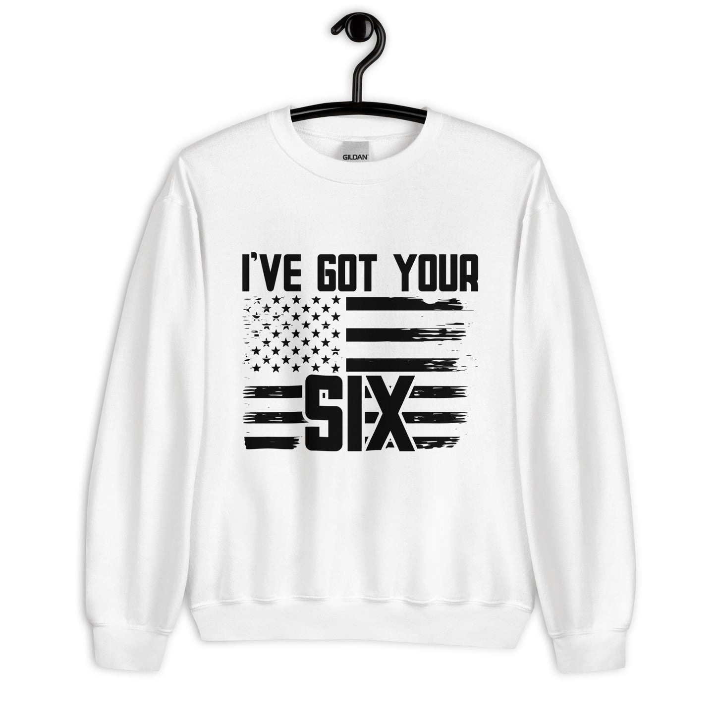 Patriotic Classic Fit Sweatshirt for Men "I've got your Six" SS100004