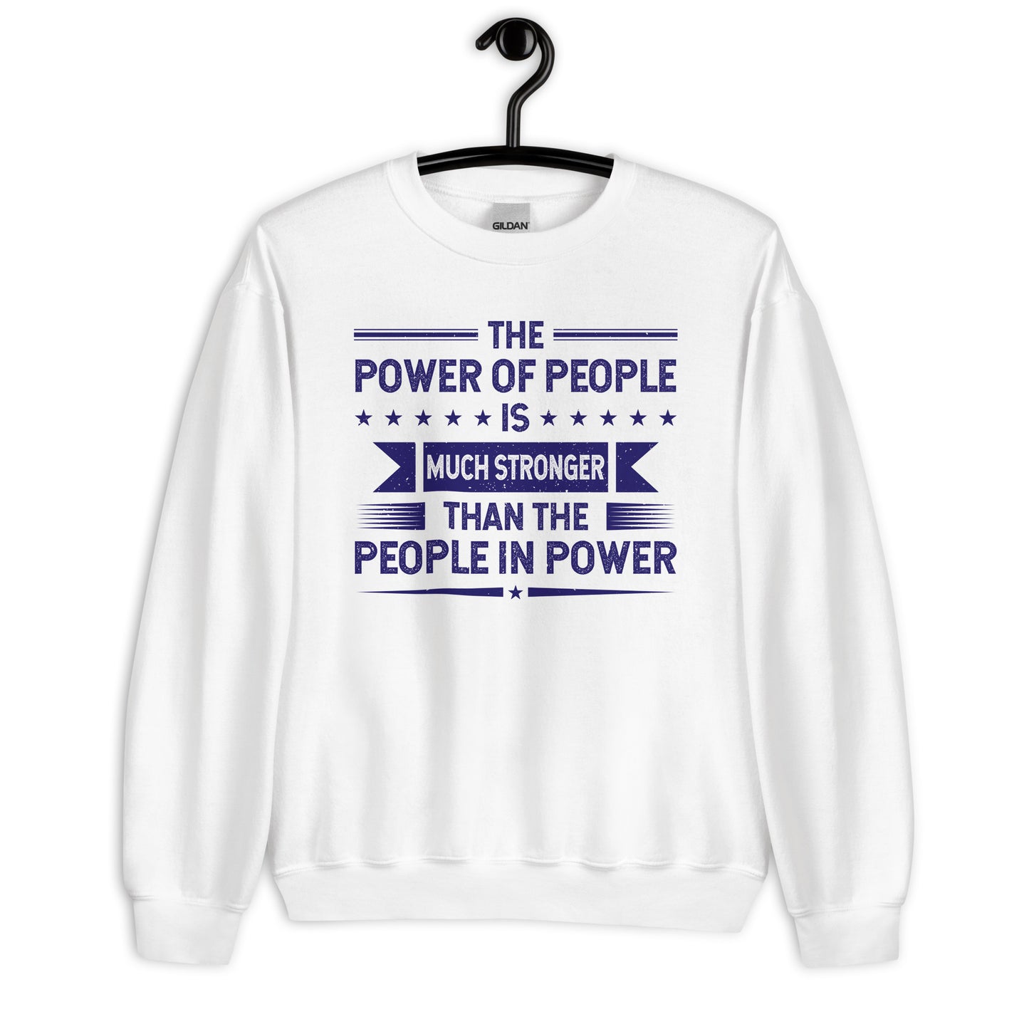 Patriotic Classic Fit Sweatshirt for Men "The Power of People" SS100038